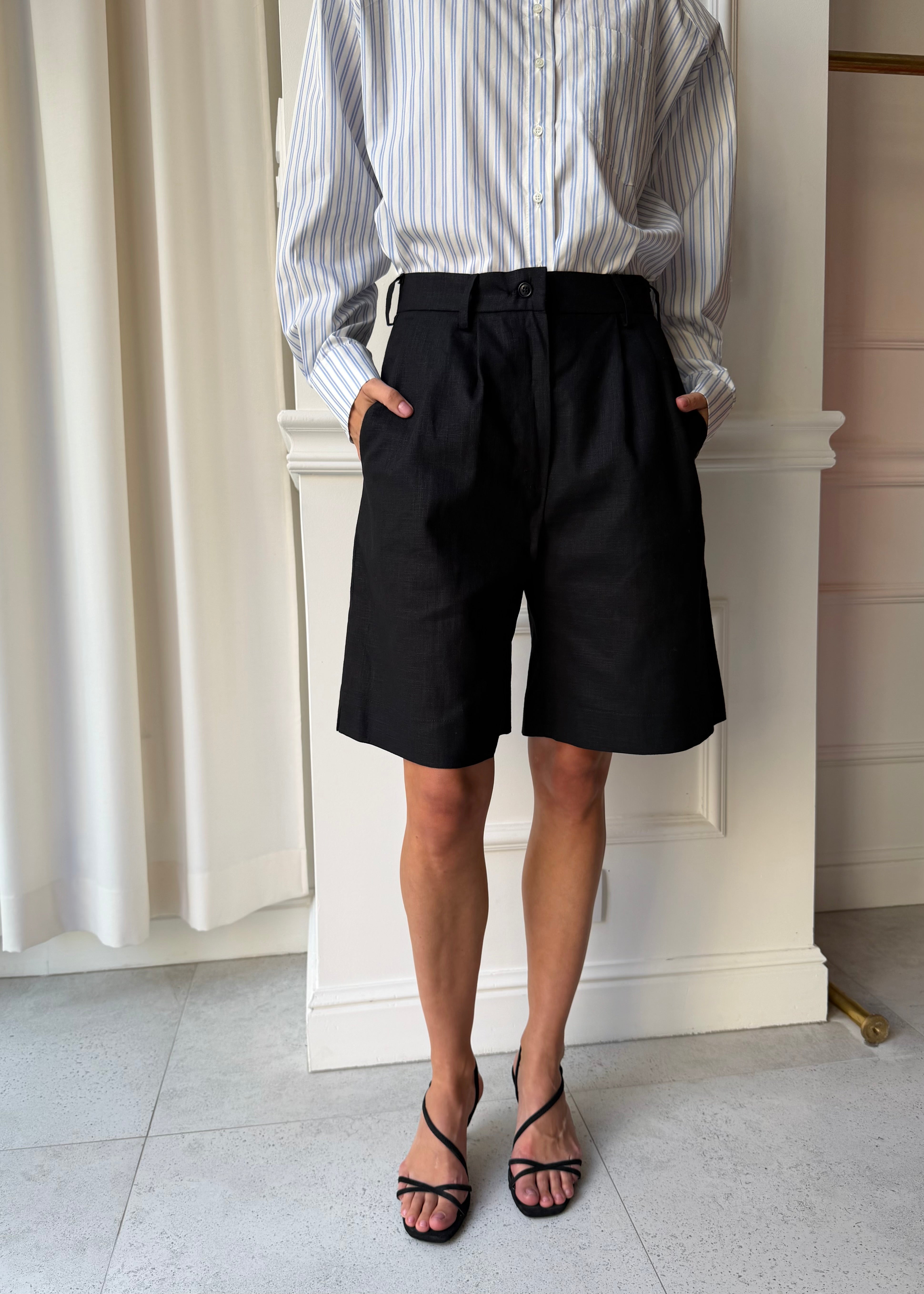Short en lin Luc