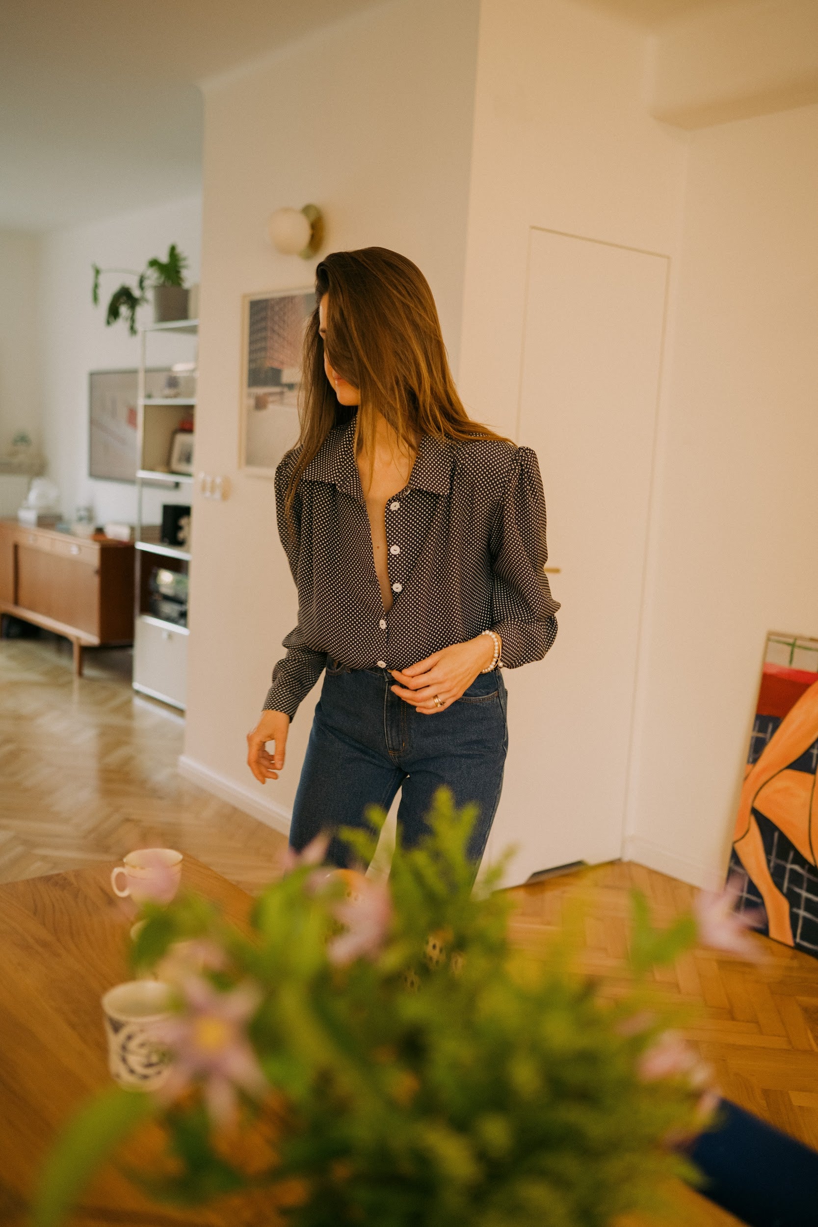 Chemise à pois Héloïse