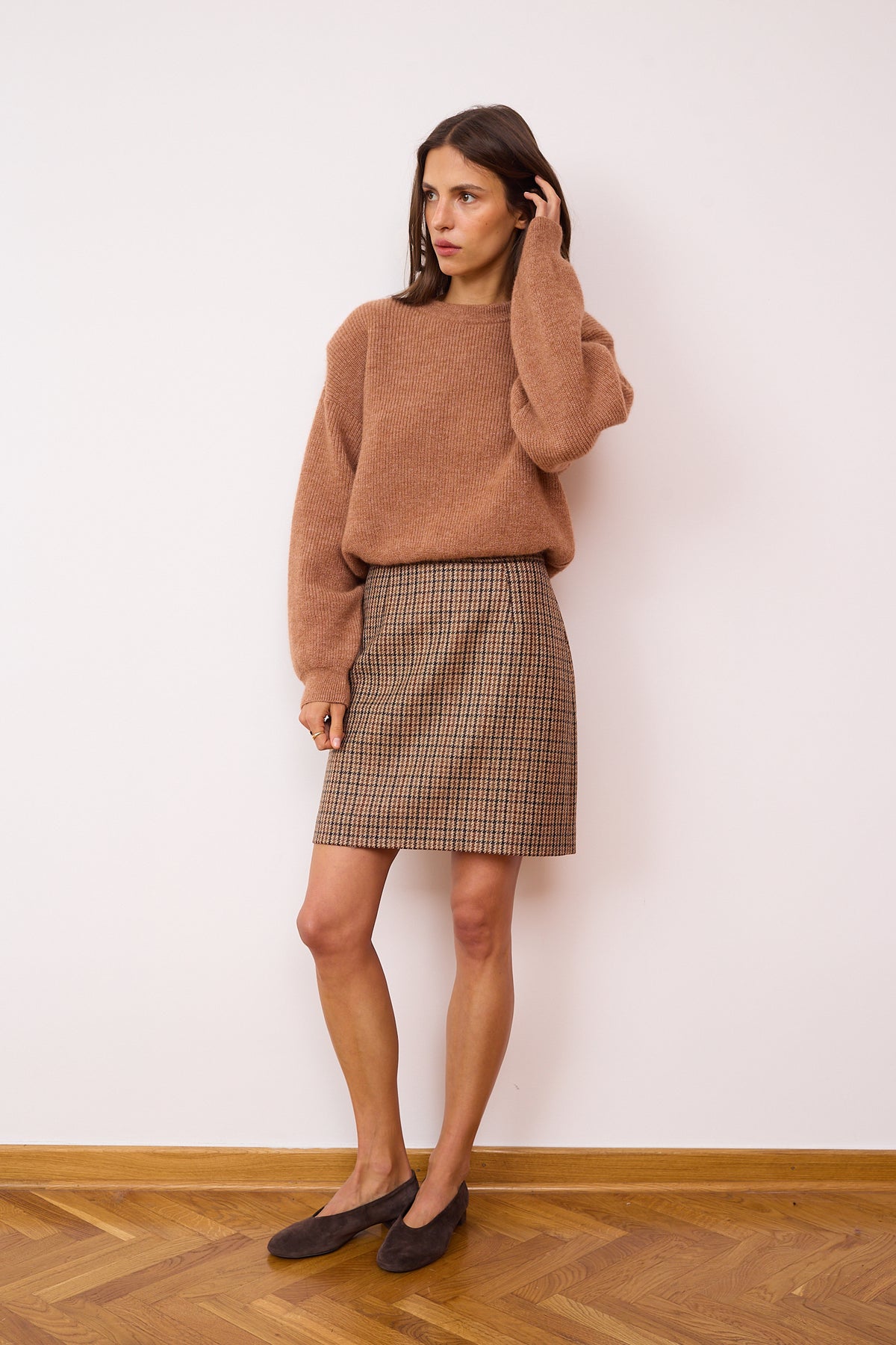 Matthieu caramel sweater