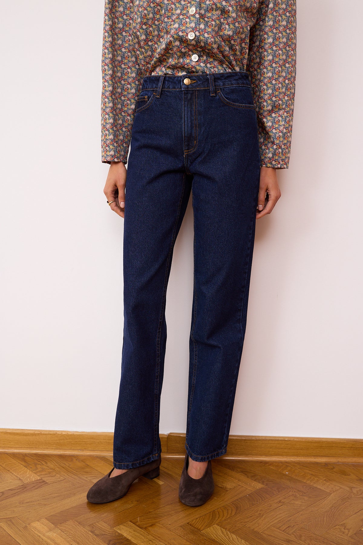 Jeans Nicolas bleu marine