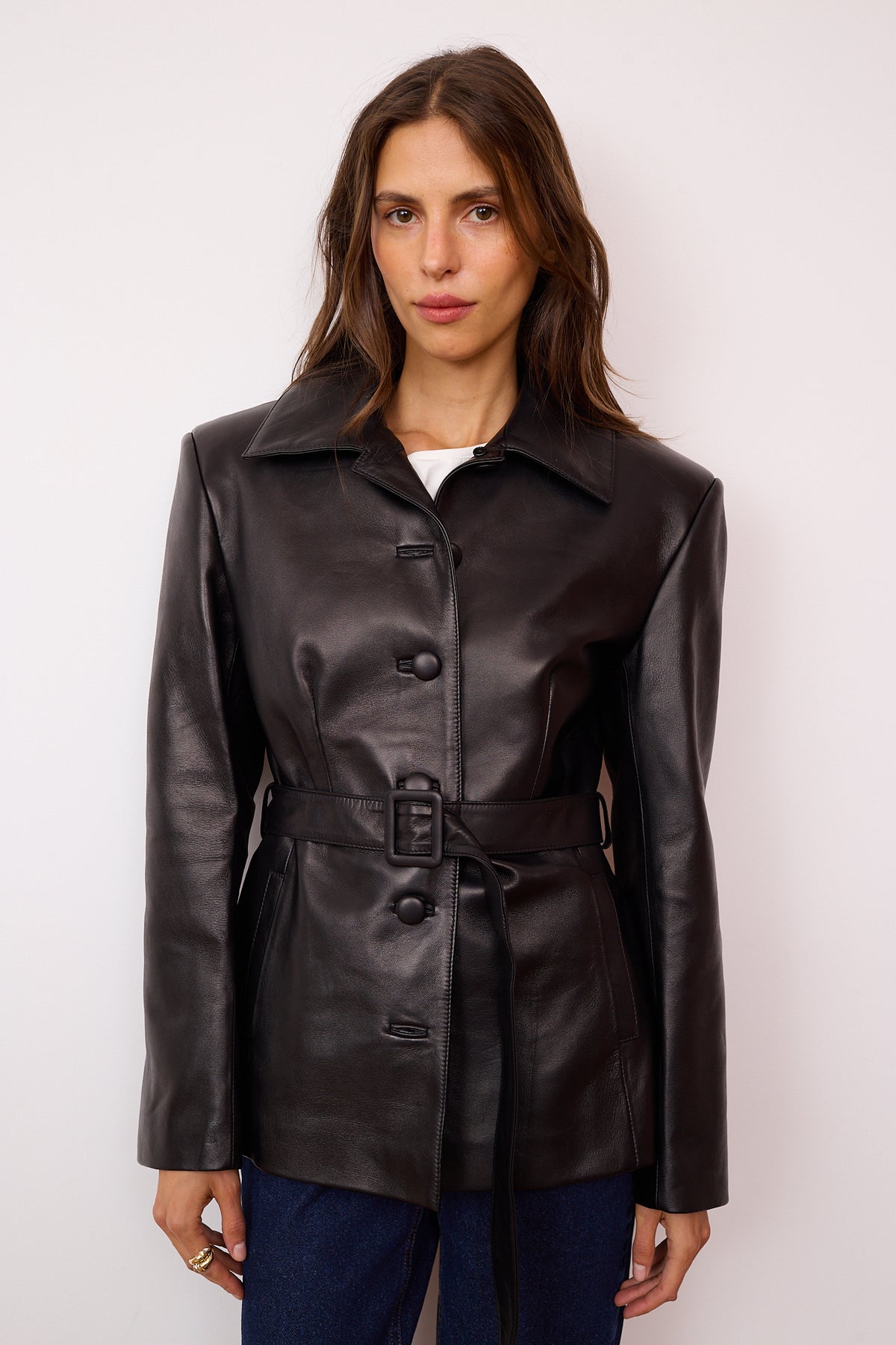 Blouson en cuir Zoé