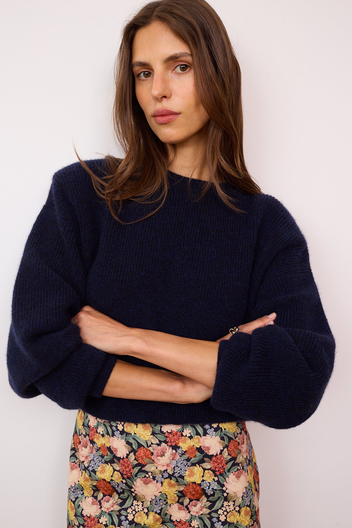 Matthieu navy blue sweater