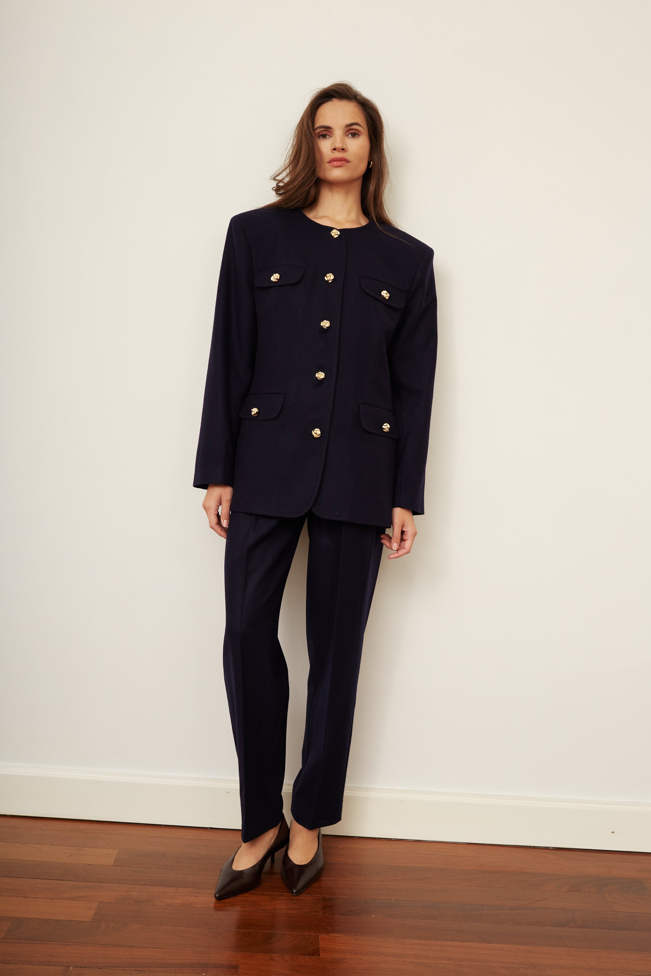 Cindy Navy Blue Jacket / Coming Soon