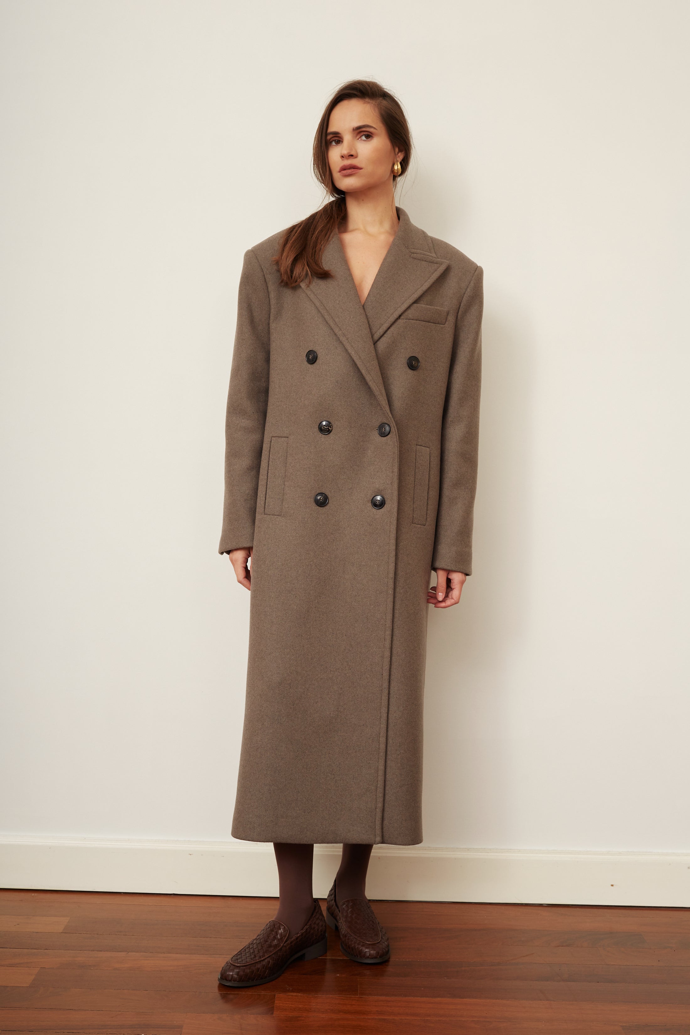 Manteau Gabriel beige foncé