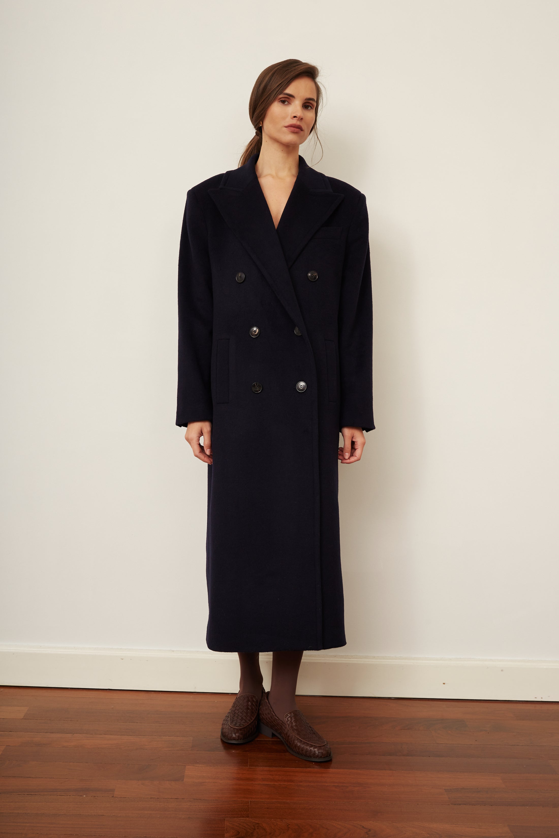 Gabriel coat navy blue