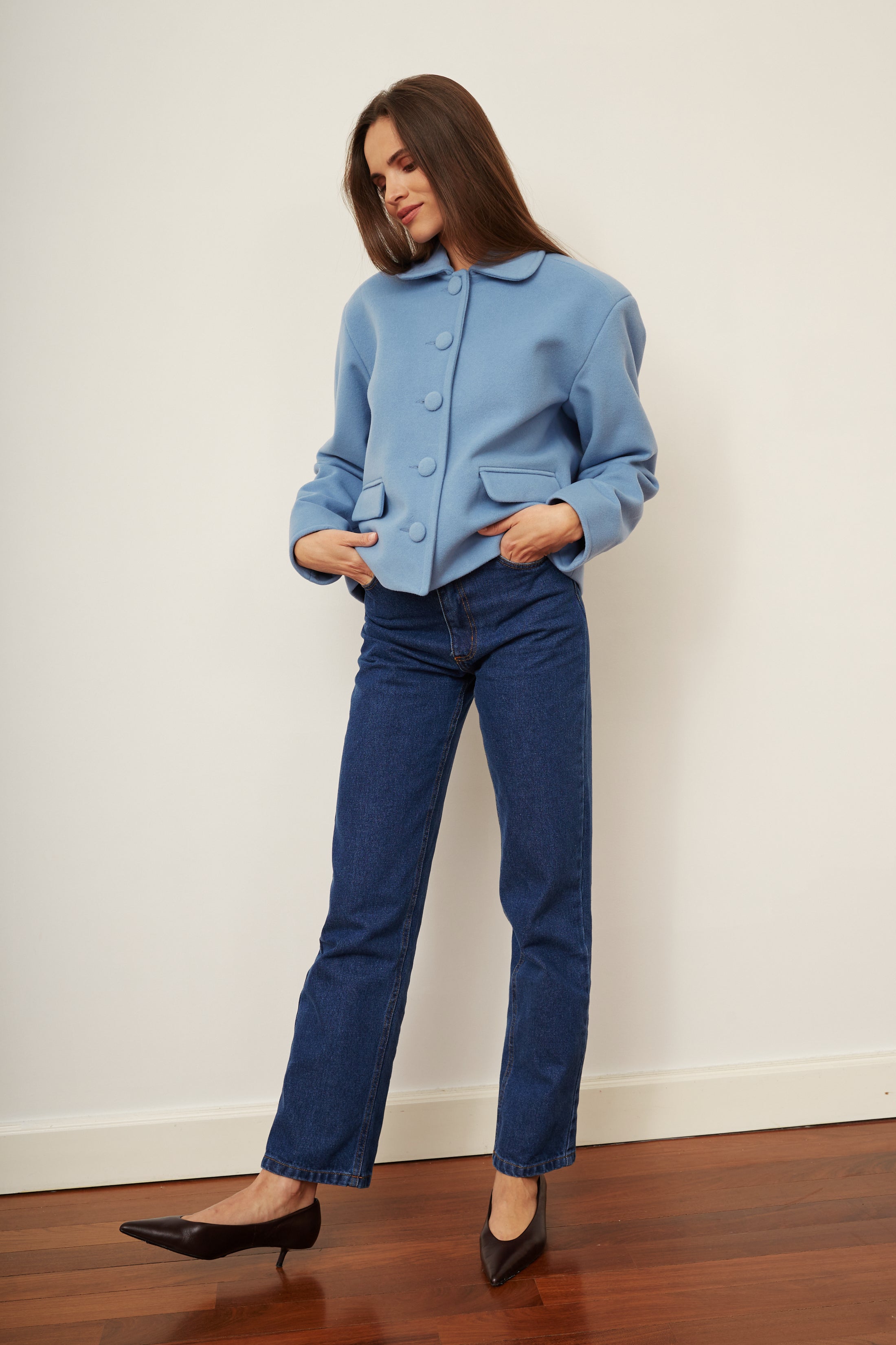 Jackie jacket blue
