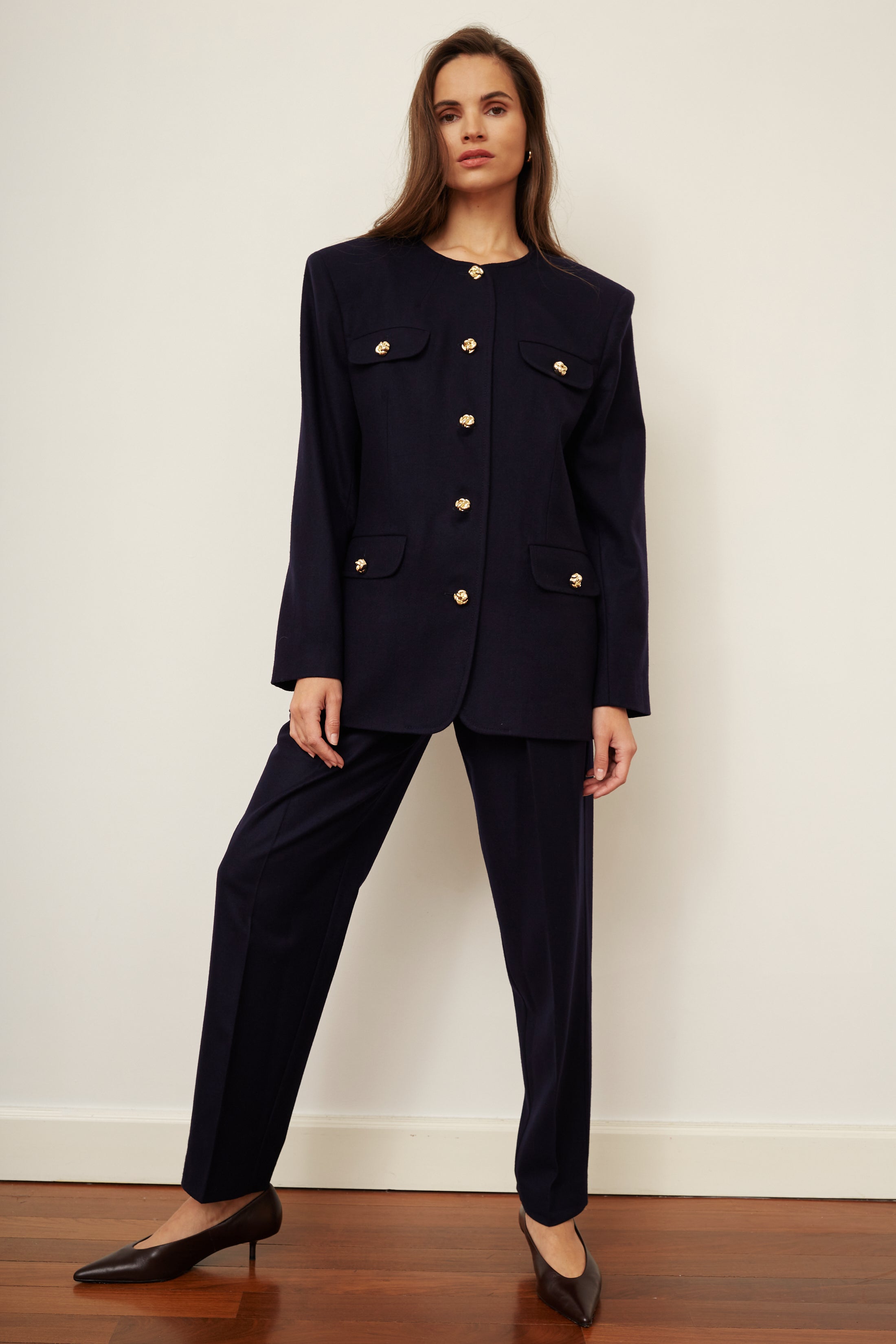 Cindy Navy Blue Jacket / Coming Soon