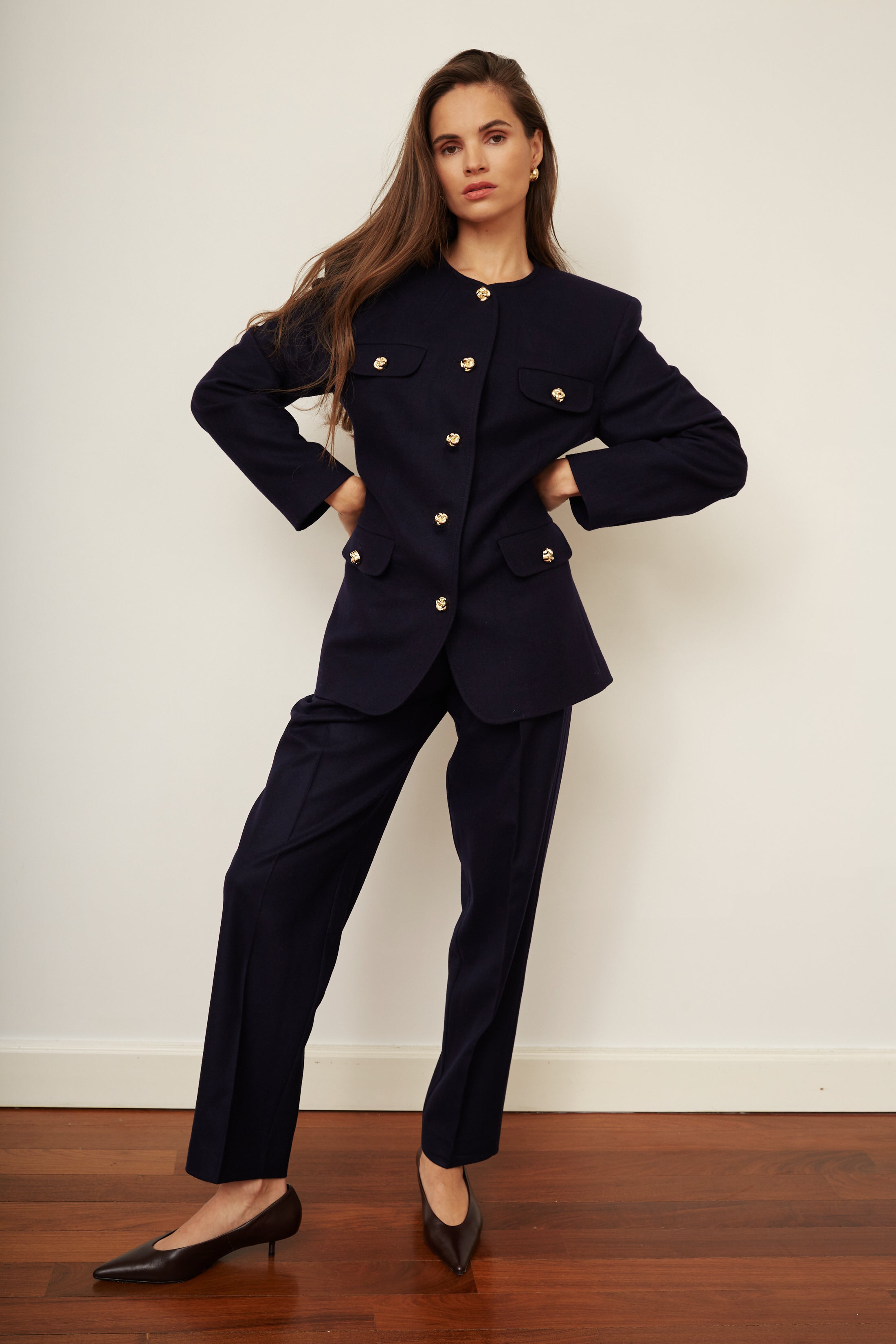 Cindy Navy Blue Jacket / Coming Soon