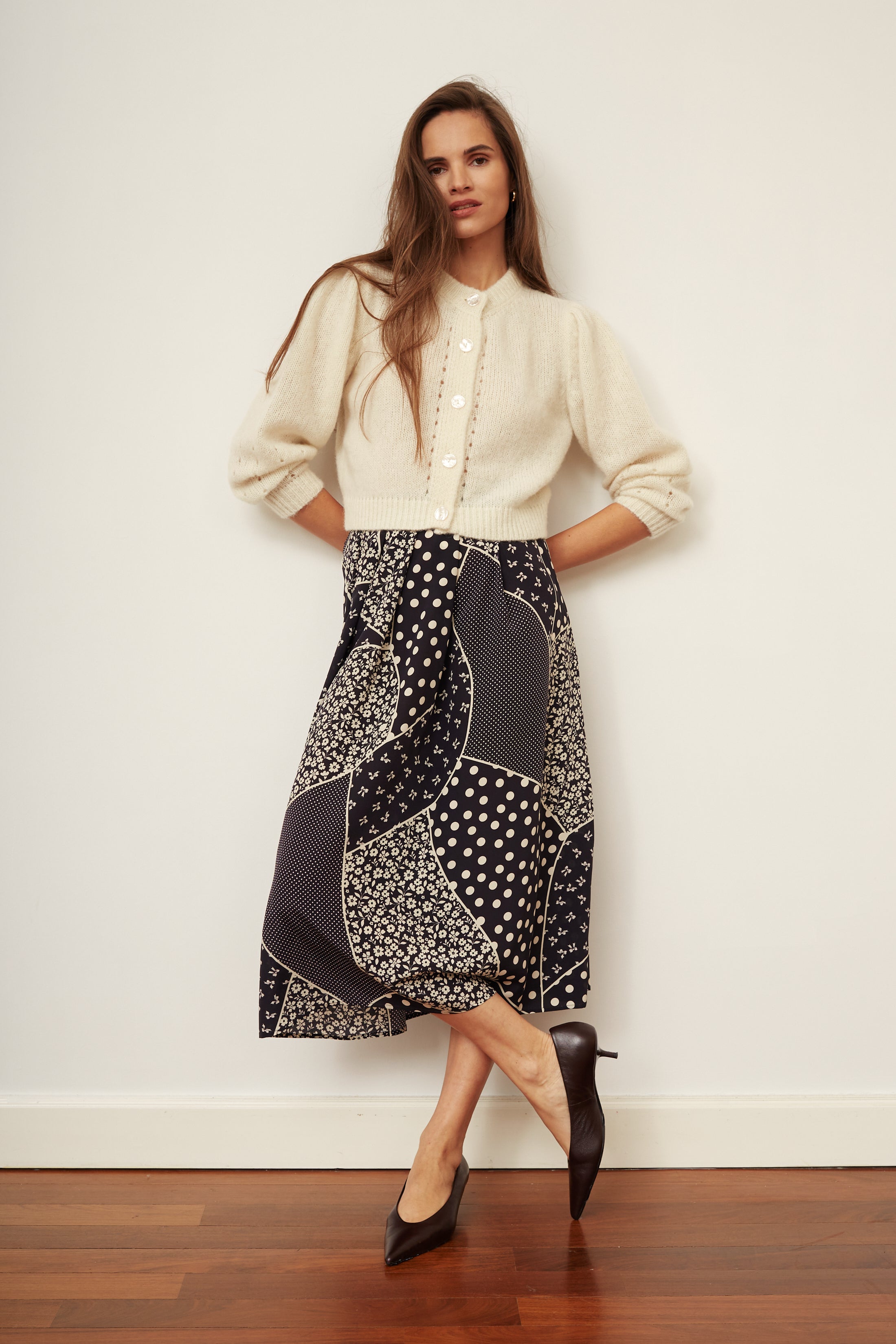 Patchwork skirt / shipping October 27-28