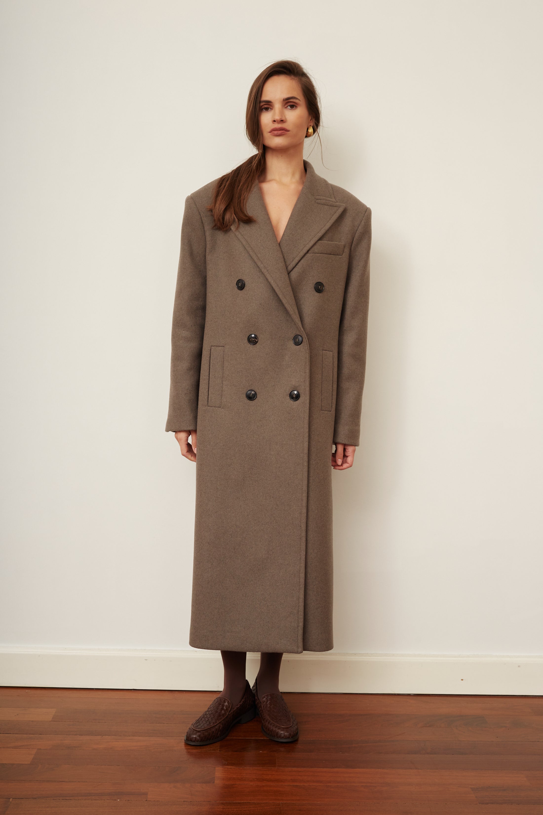 Manteau Gabriel beige foncé