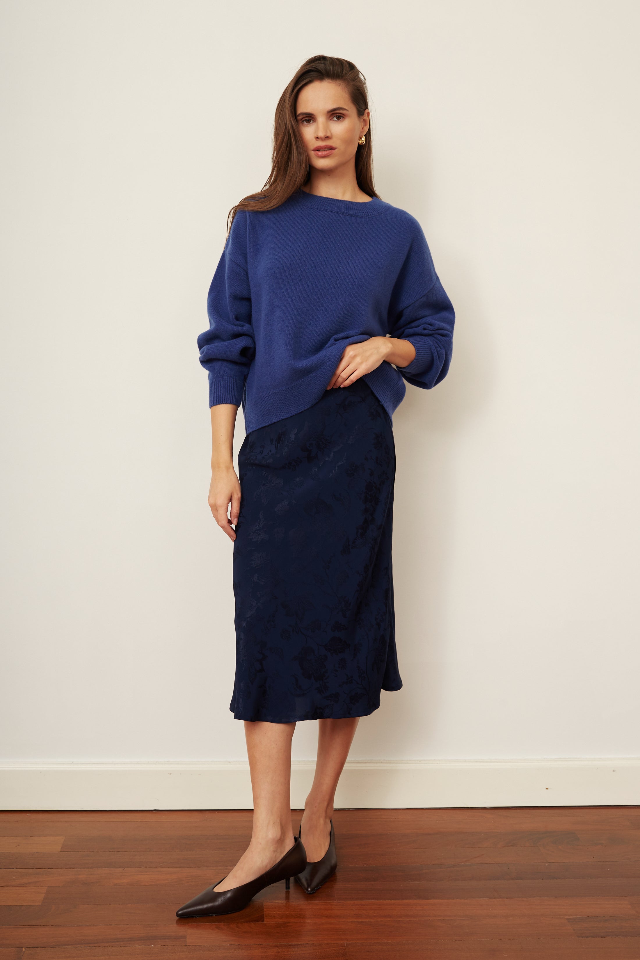 Pull Fred, bleu marine lumineux