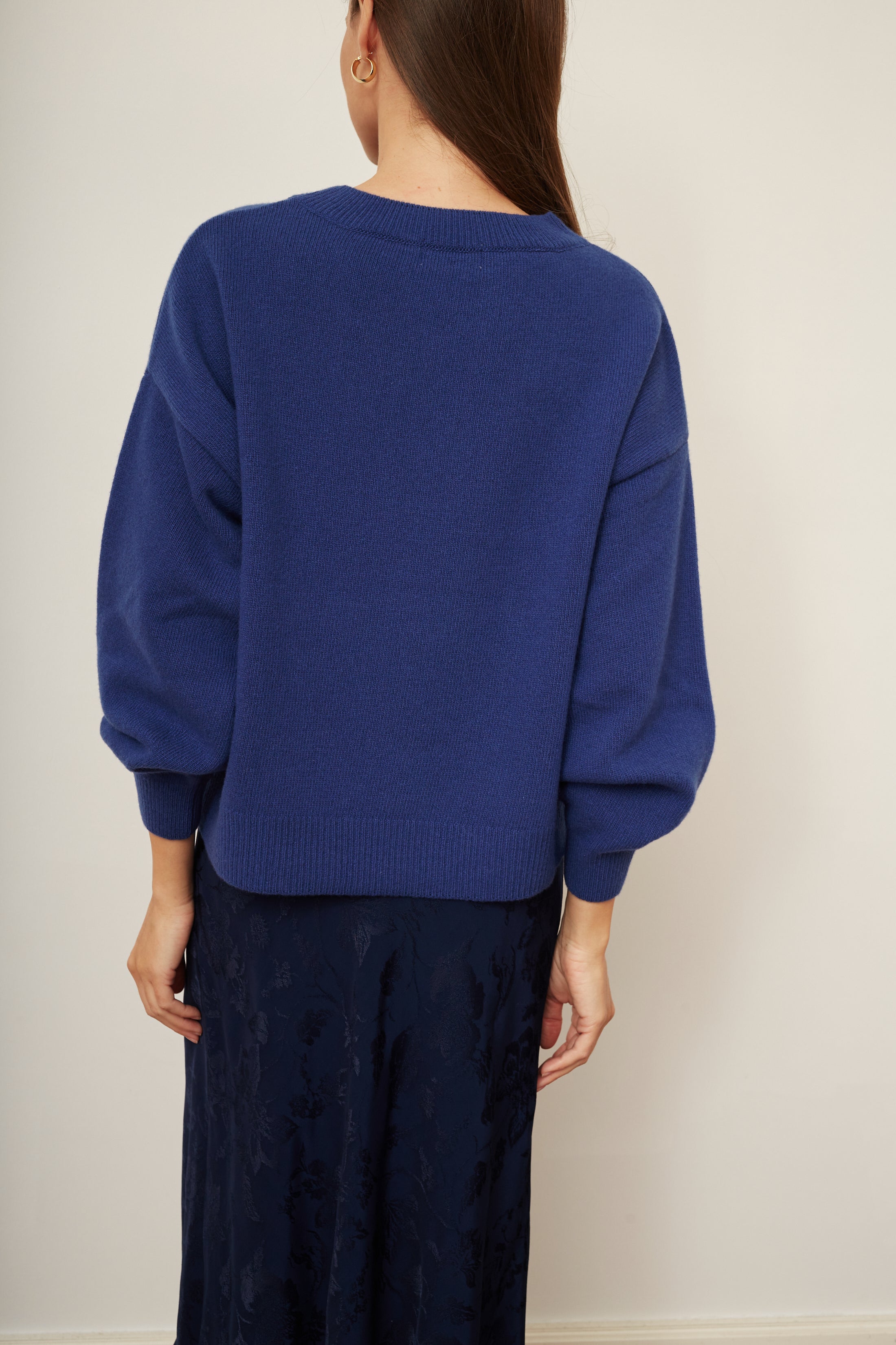 Pull Fred, bleu marine lumineux