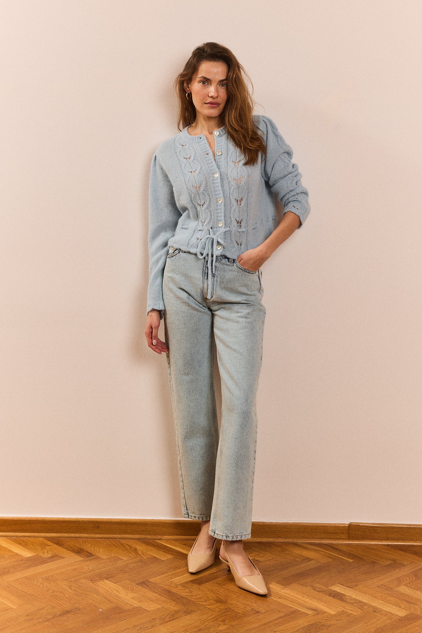 Kardigan Molly błękitny