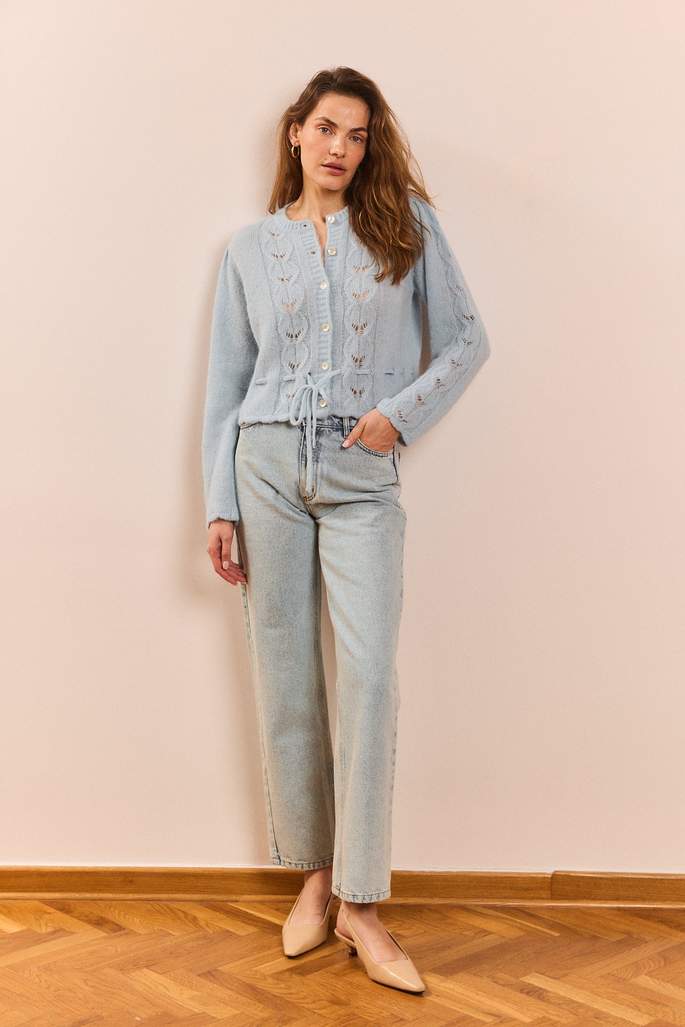 Kardigan Molly błękitny