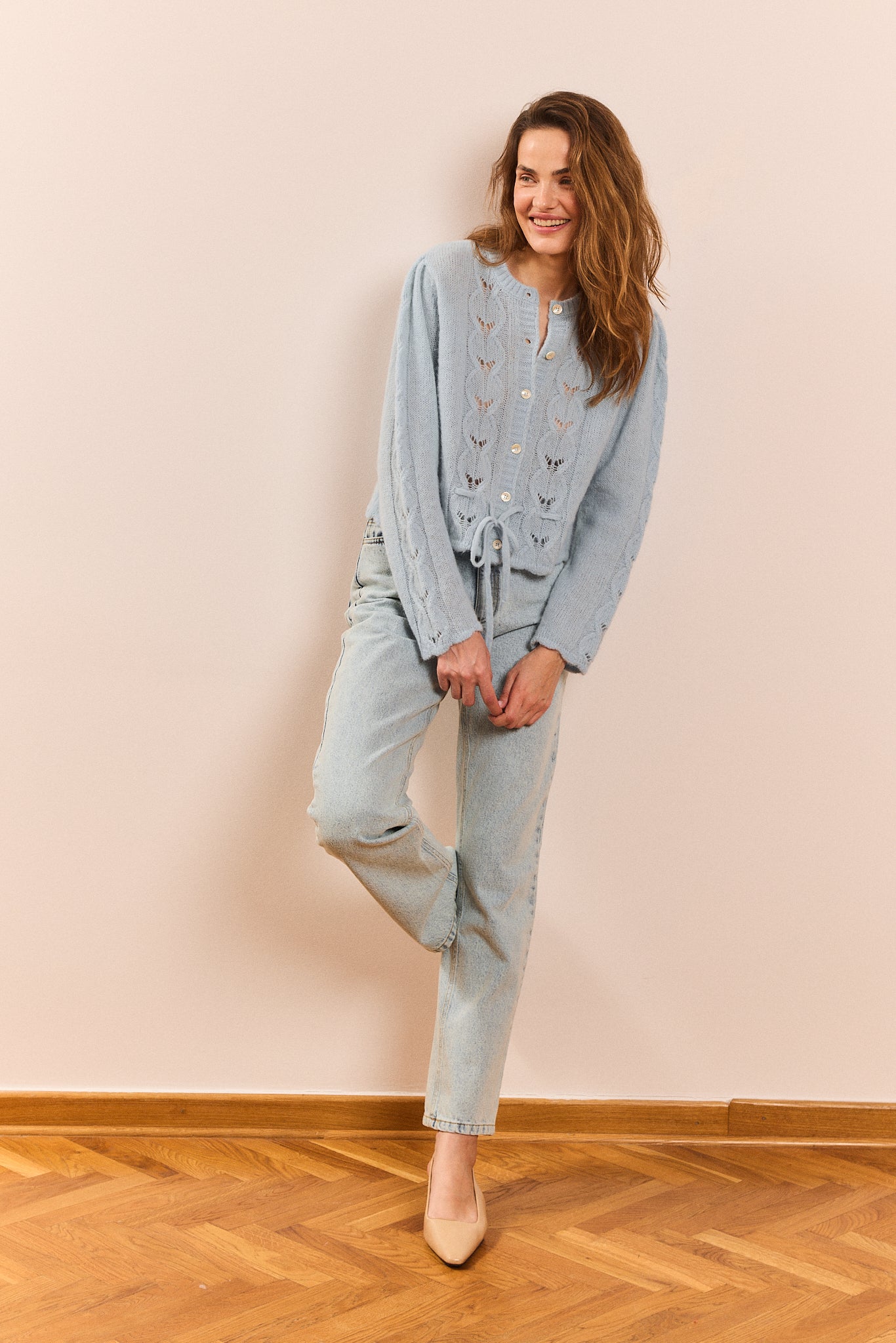 Kardigan Molly błękitny