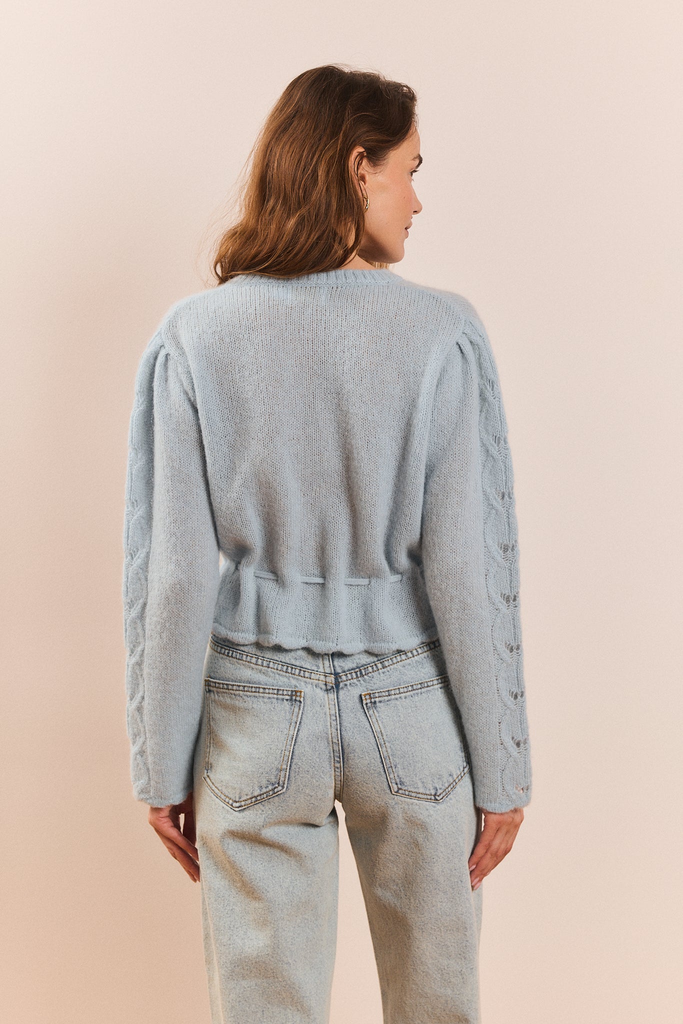 Kardigan Molly błękitny