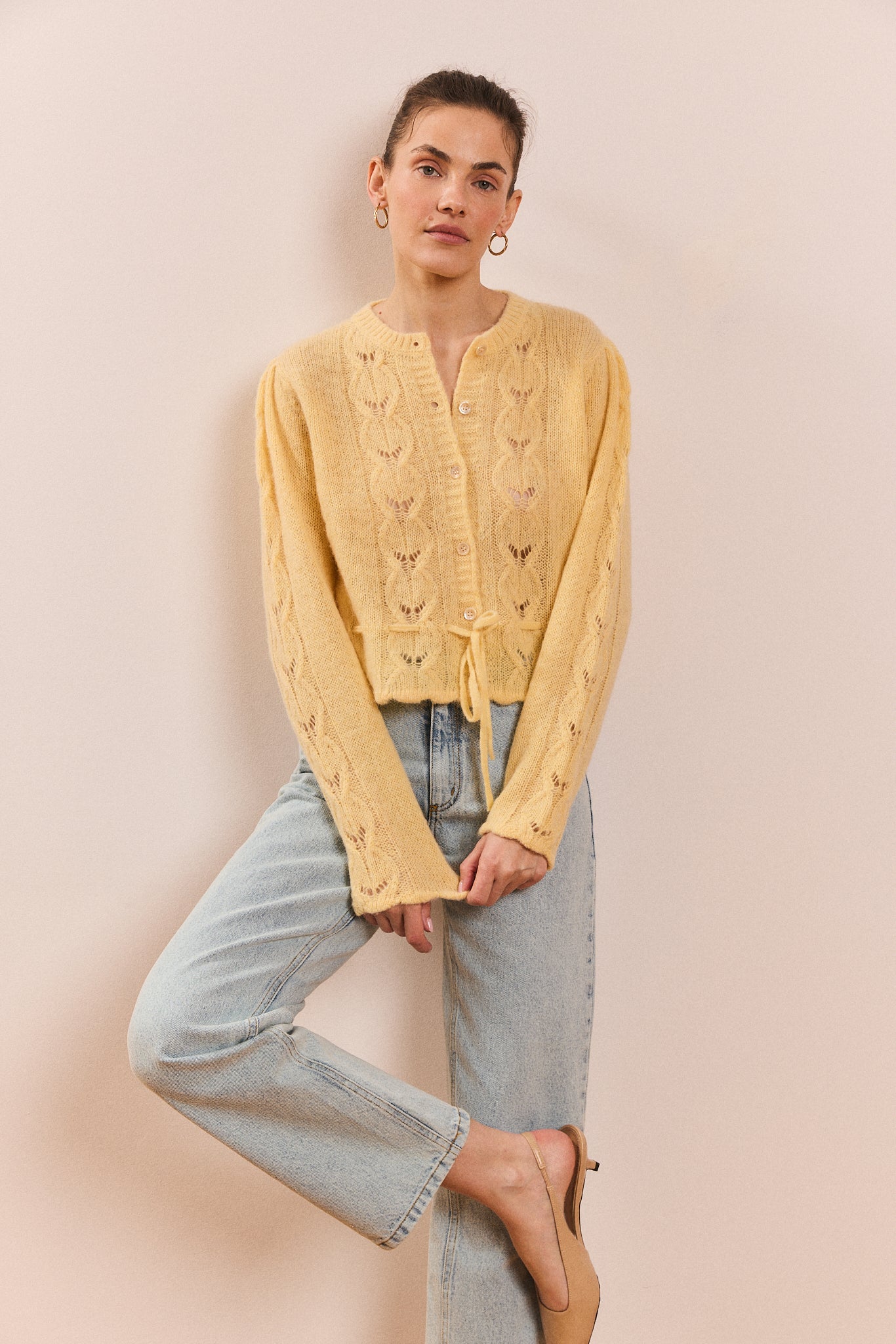 Kardigan Molly żółty
