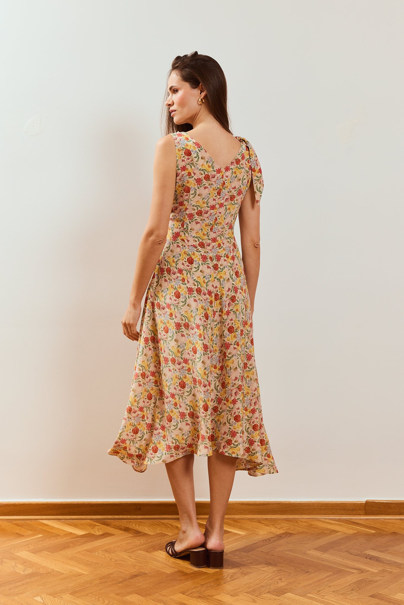 Robe en soie Prune
