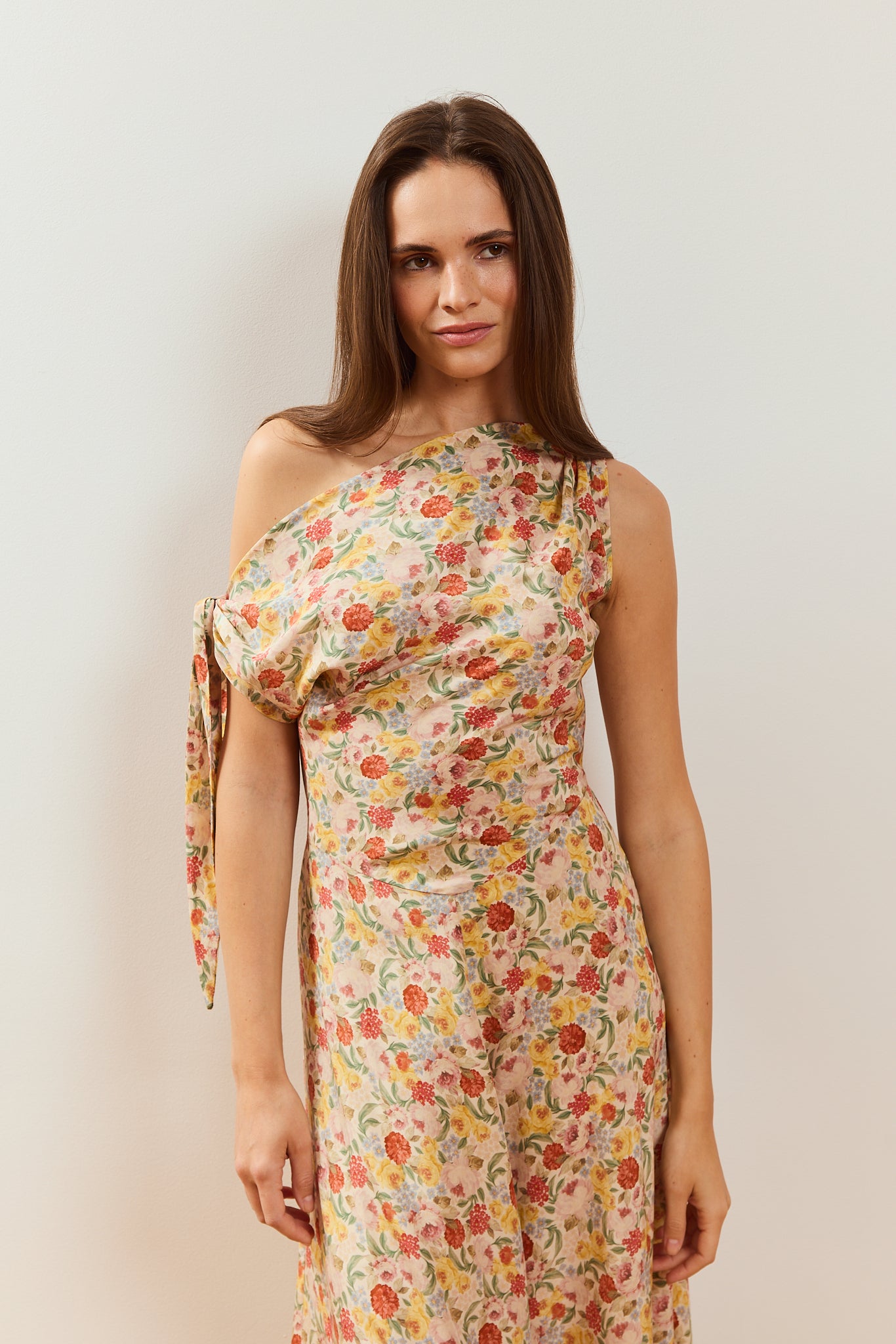 Robe en soie Prune