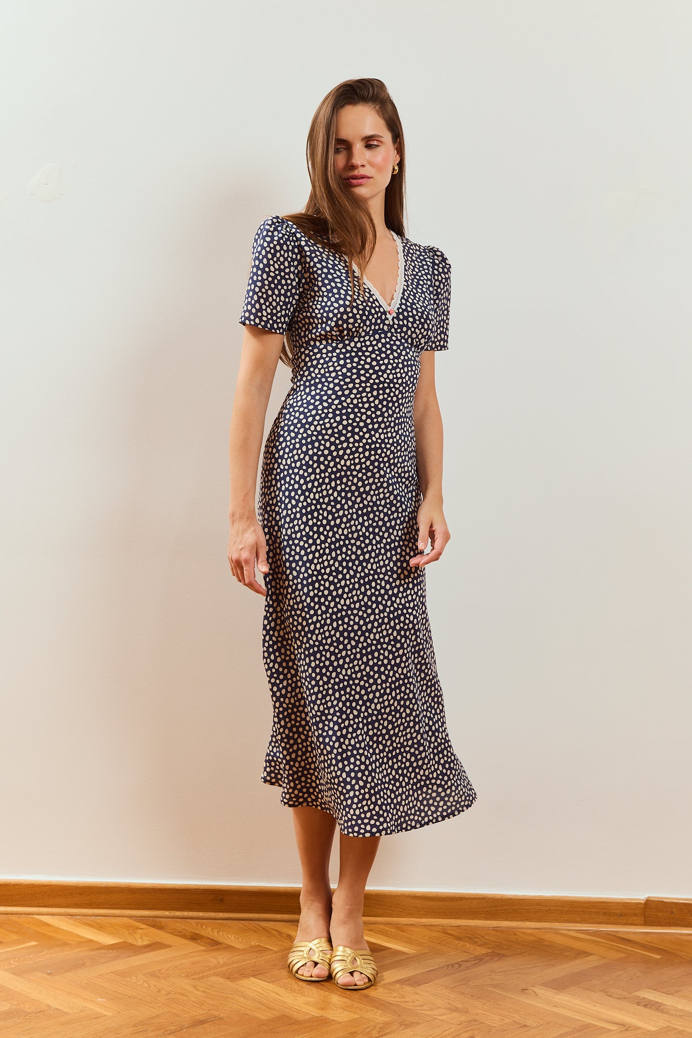 Robe Léonia marine