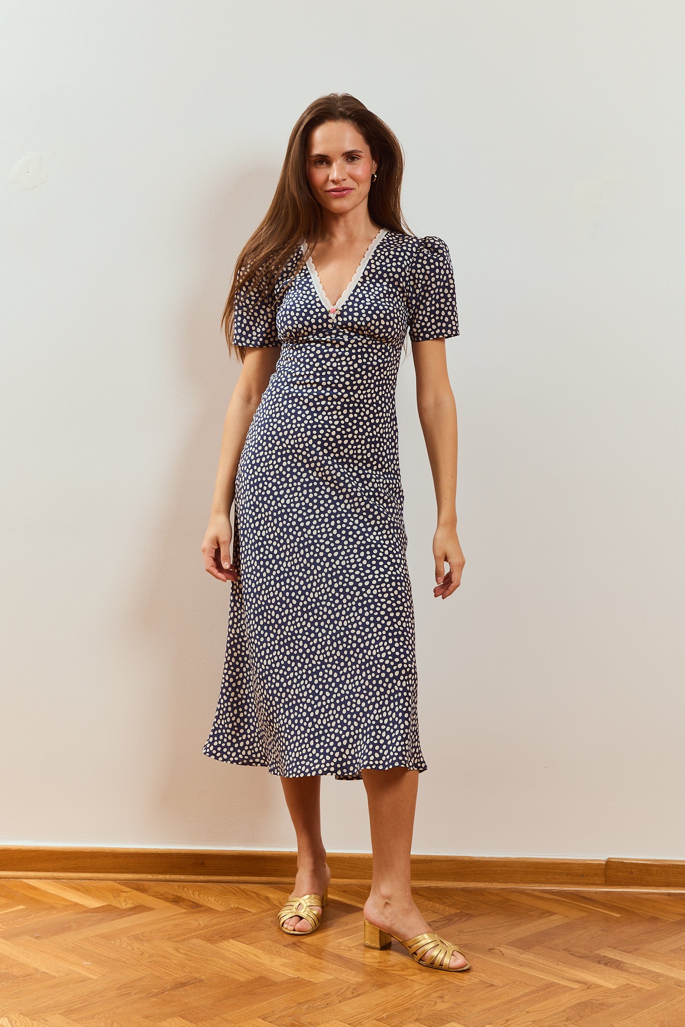 Robe Léonia marine