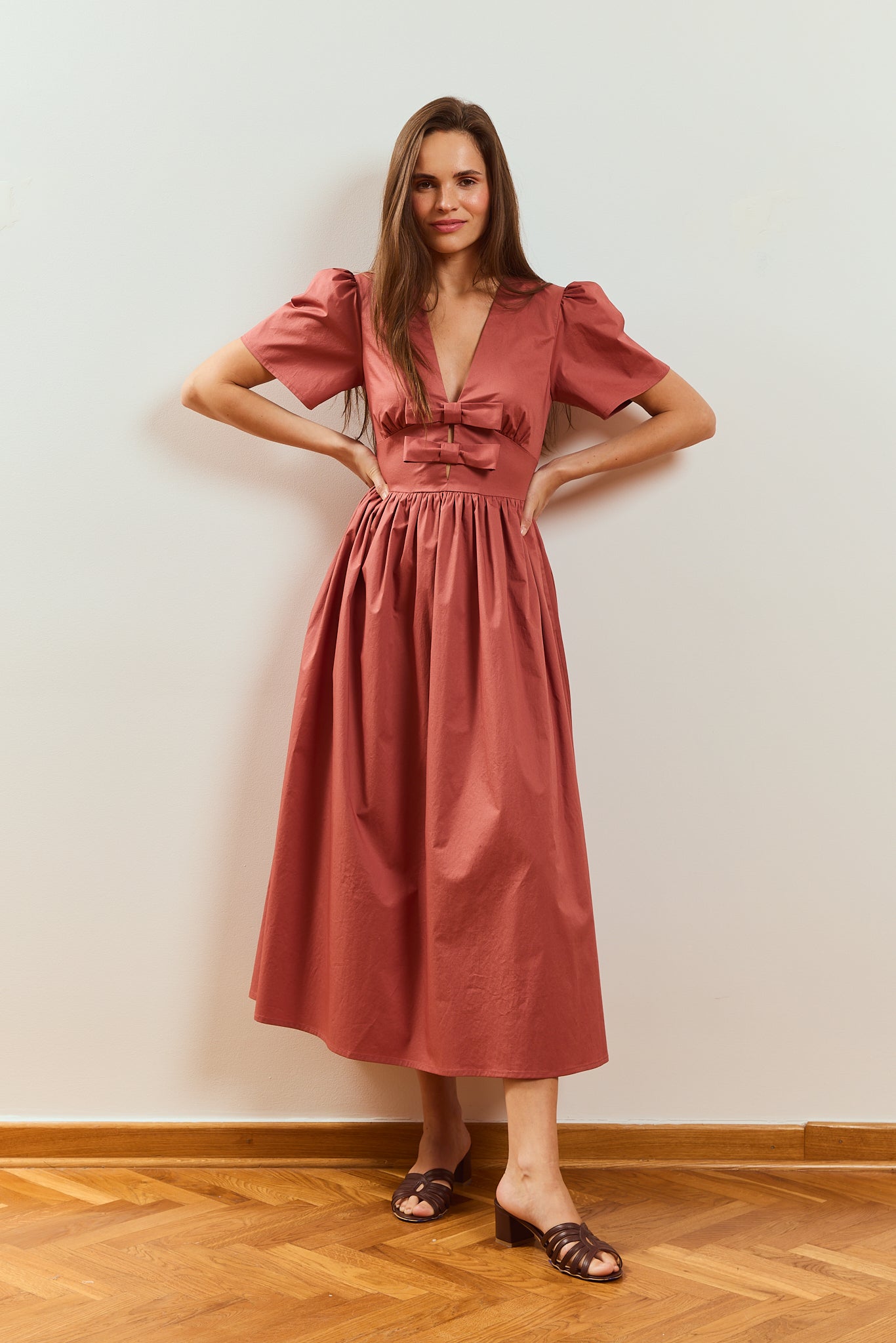 Sukienka Colette terracotta