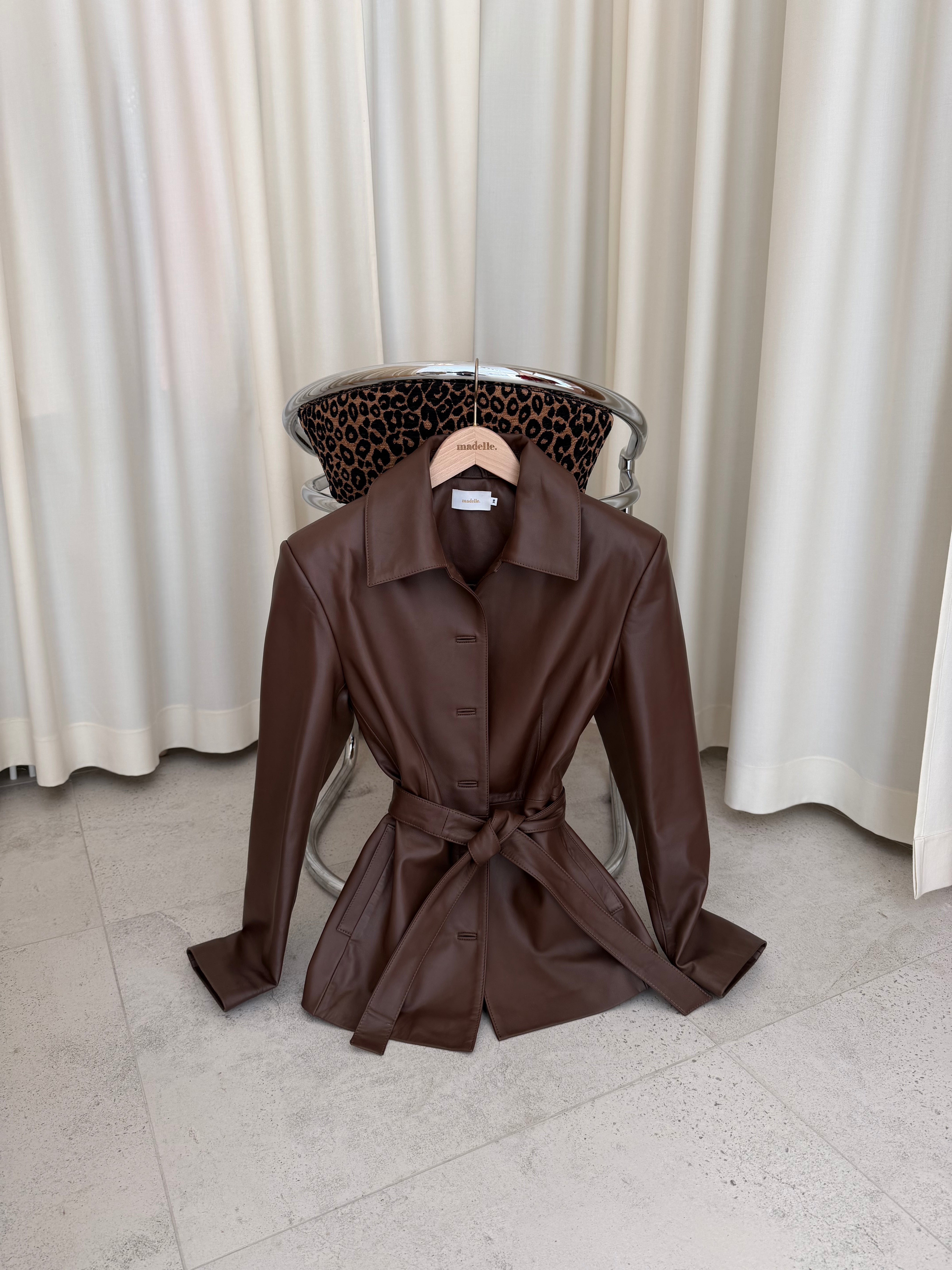 Zoe Leather Jacket /available soon