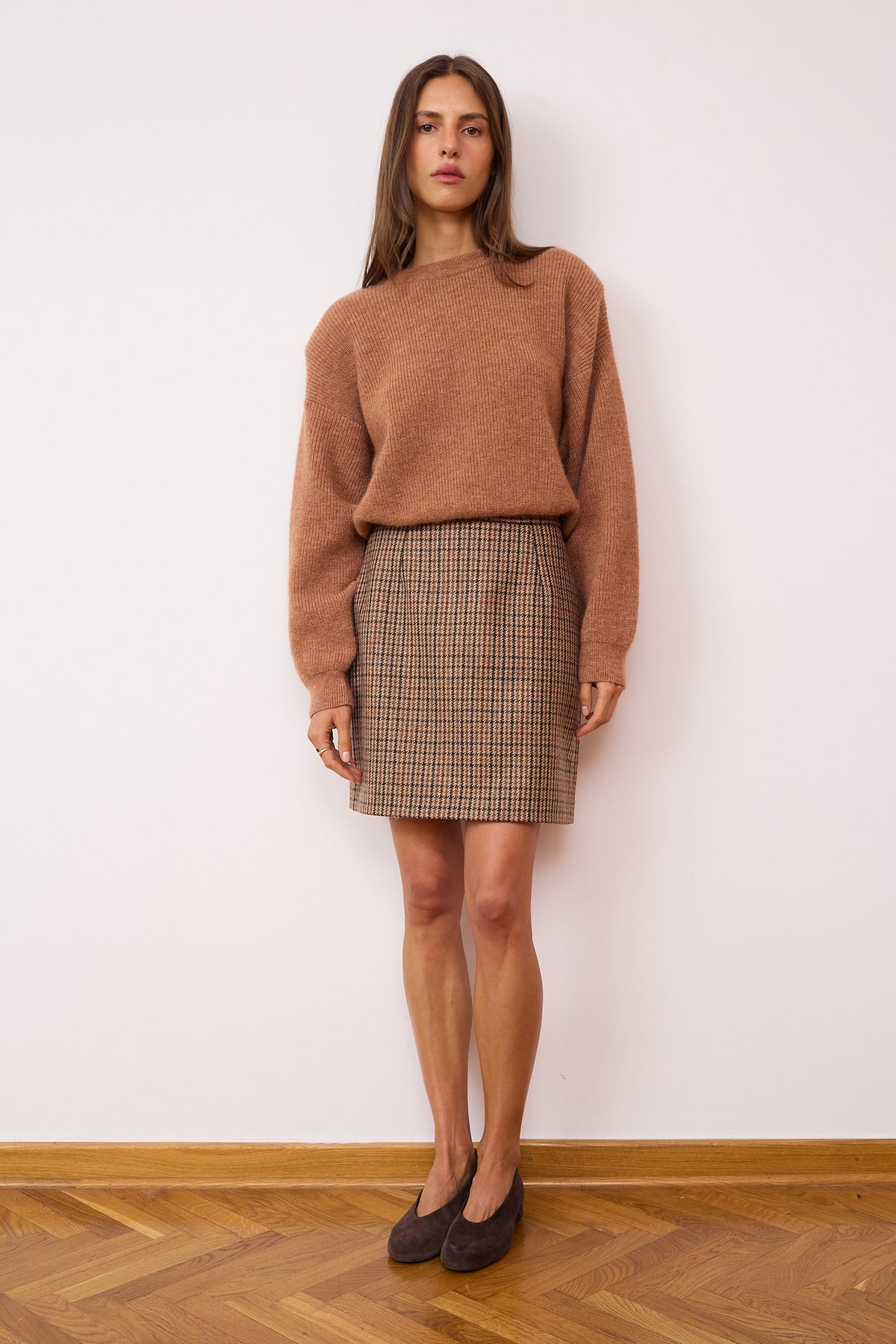 Matthieu caramel sweater