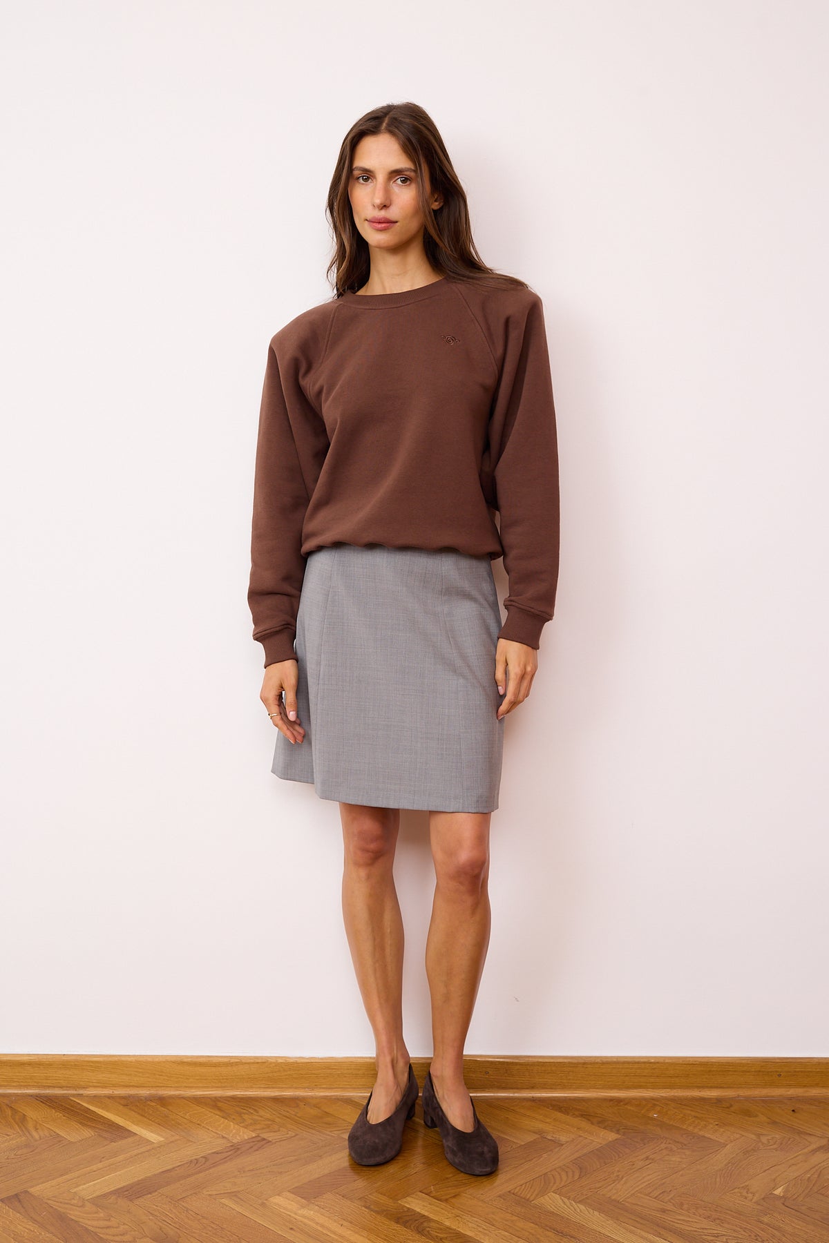 Bluza Cecile brązowa