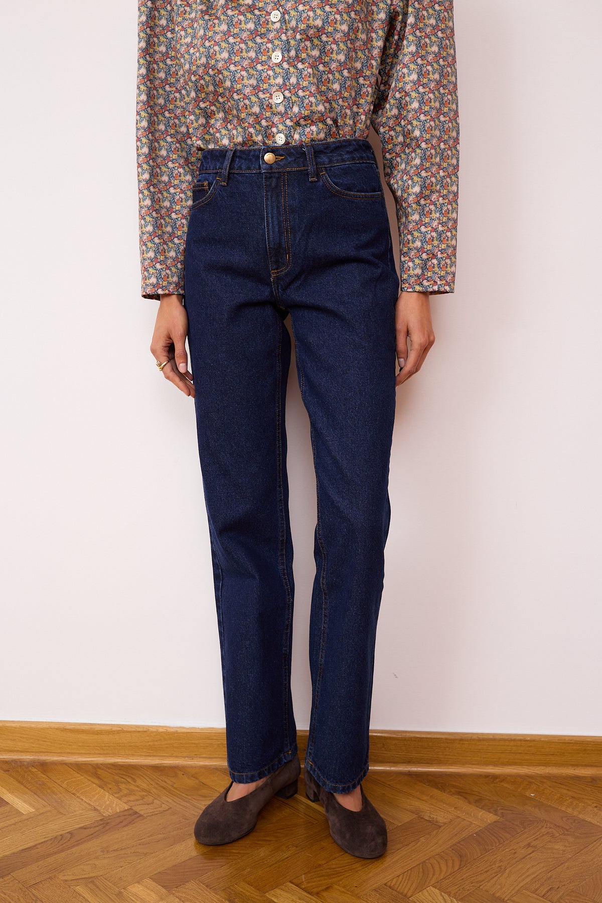 Jeans Nicolas bleu marine