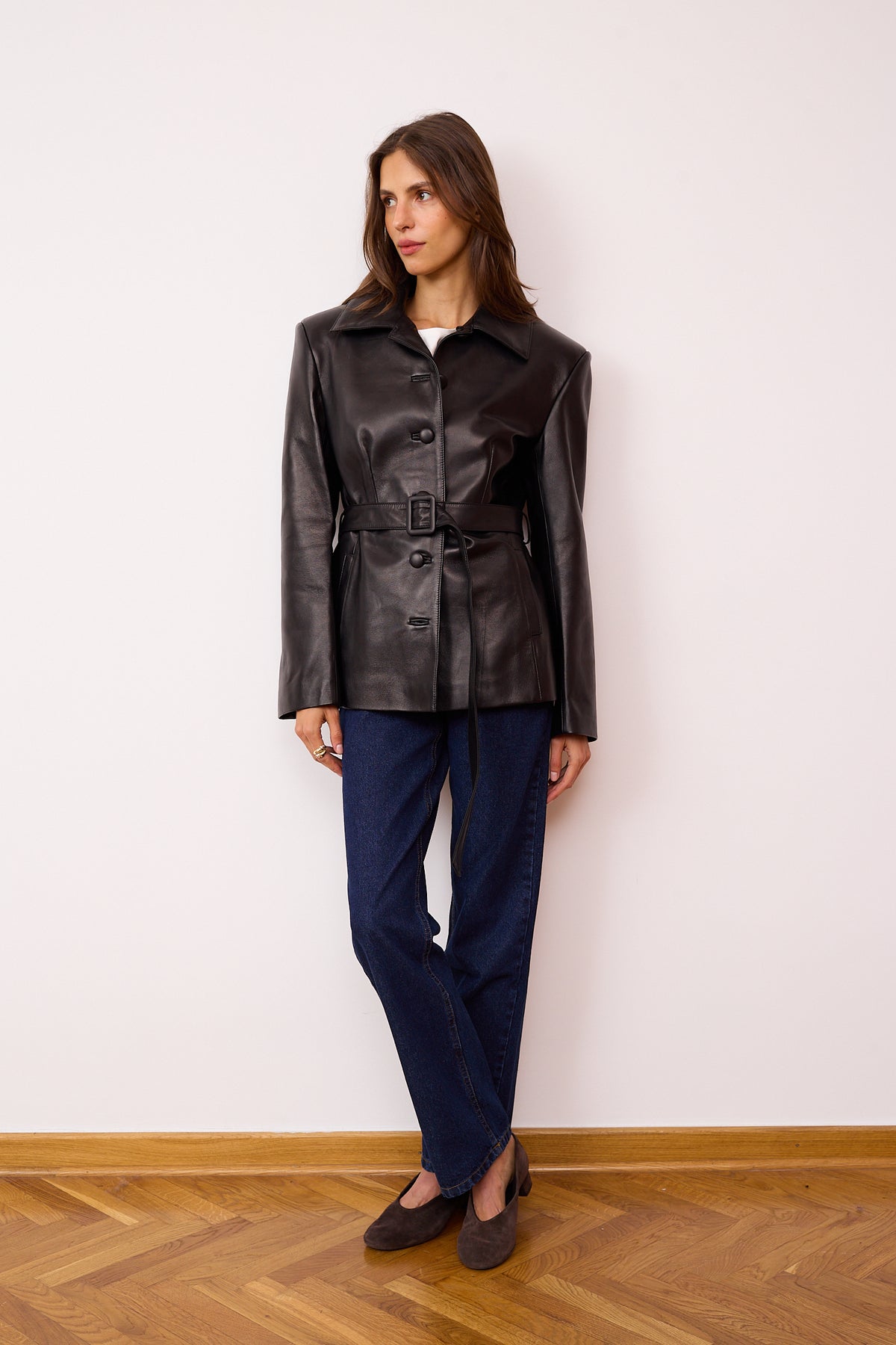 Blouson en cuir Zoé