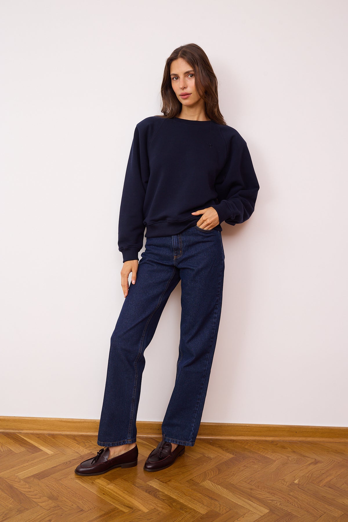 Cecile sweatshirt navy blue