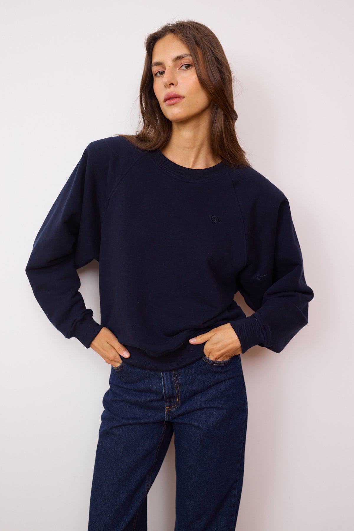 Cecile sweatshirt navy blue