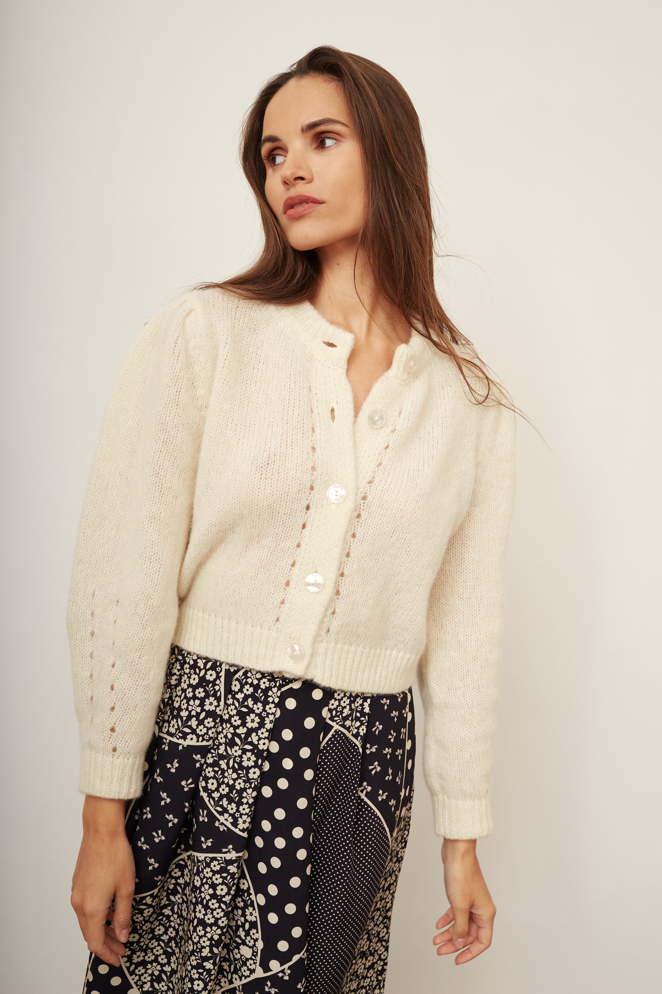 Suzie cream cardigan