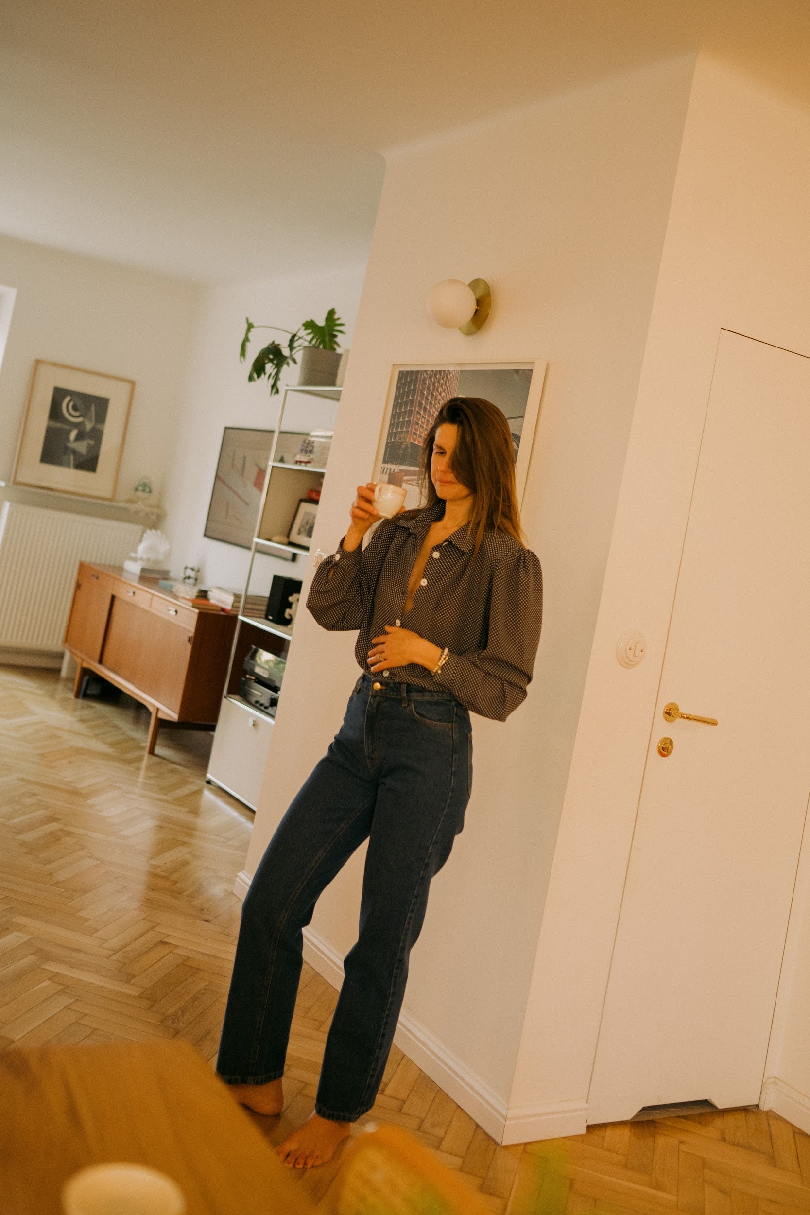 Heloise polka dot shirt