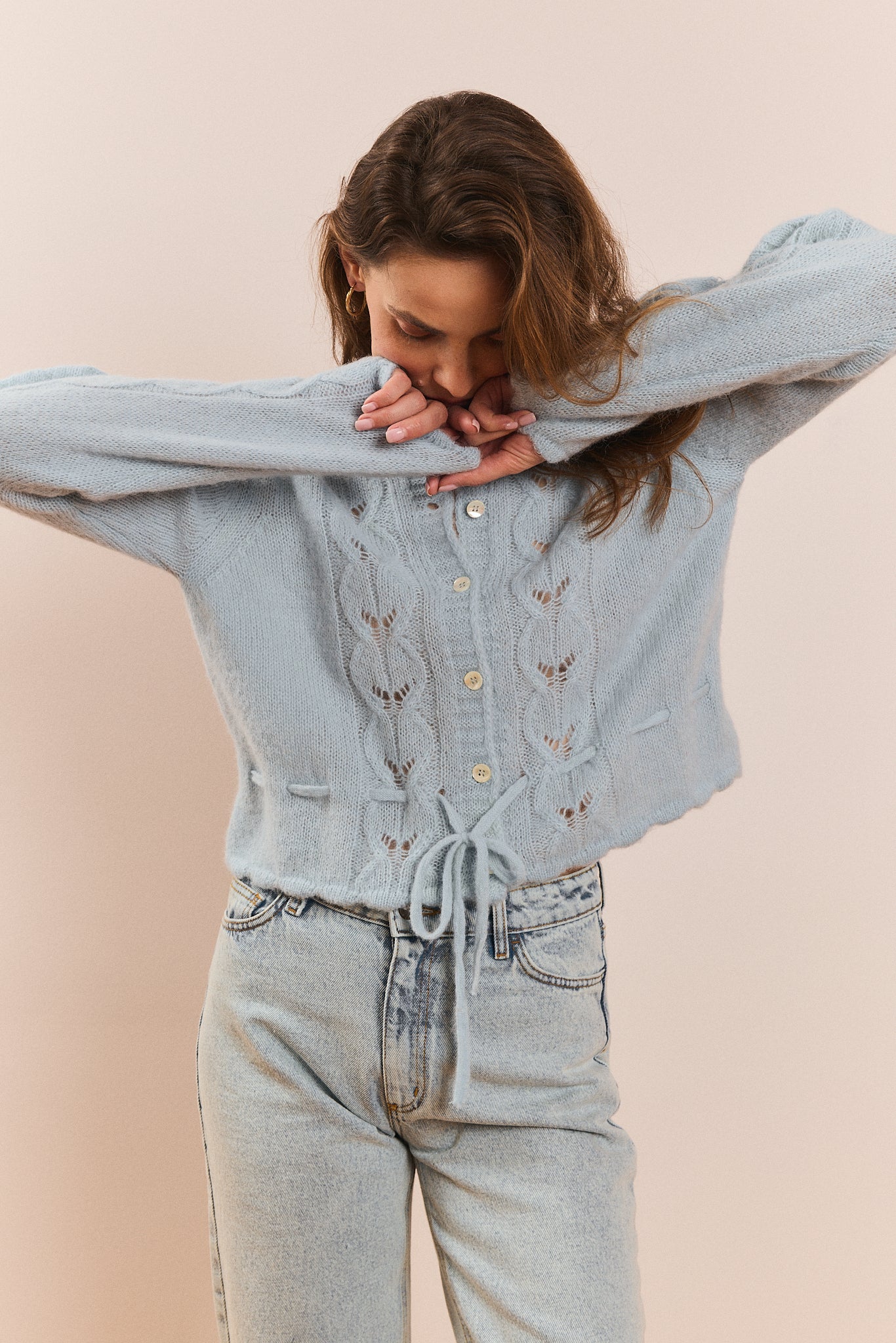 Kardigan Molly błękitny