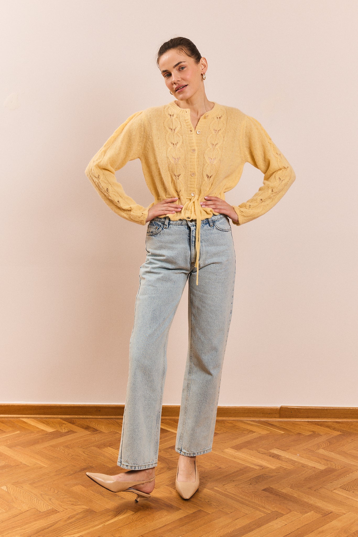 Kardigan Molly żółty