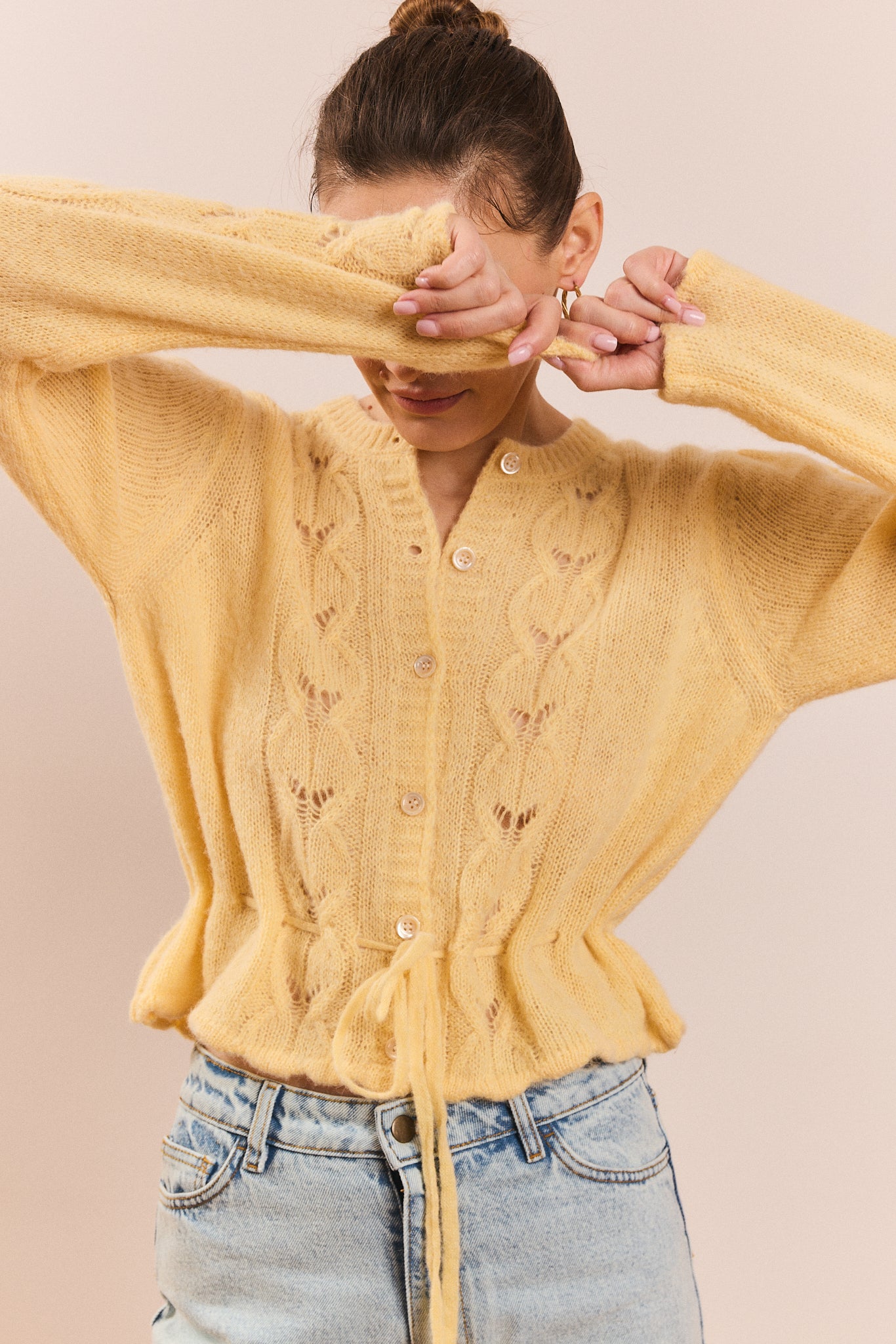 Kardigan Molly żółty