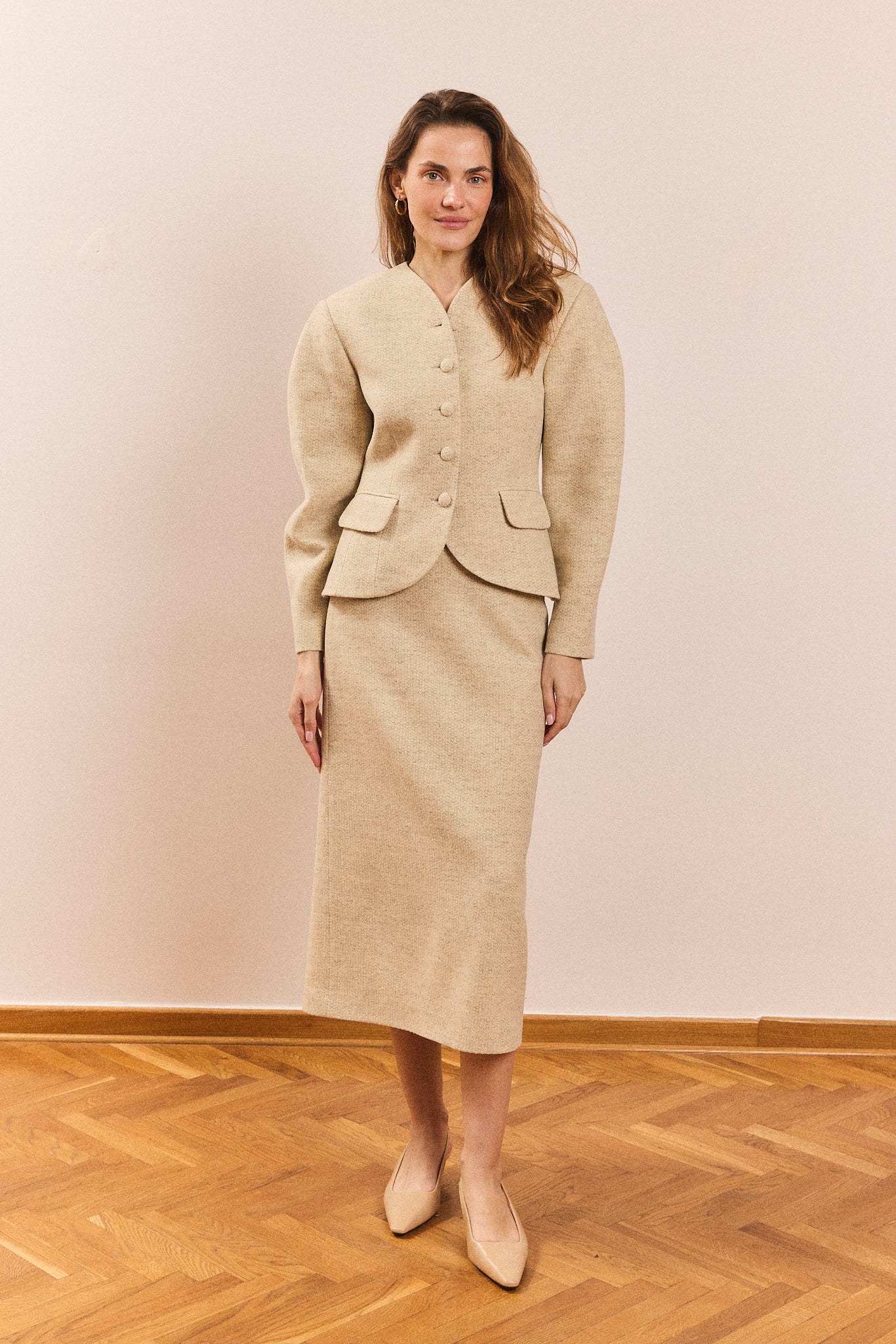 Carolyn's Woven Fabric Skirt