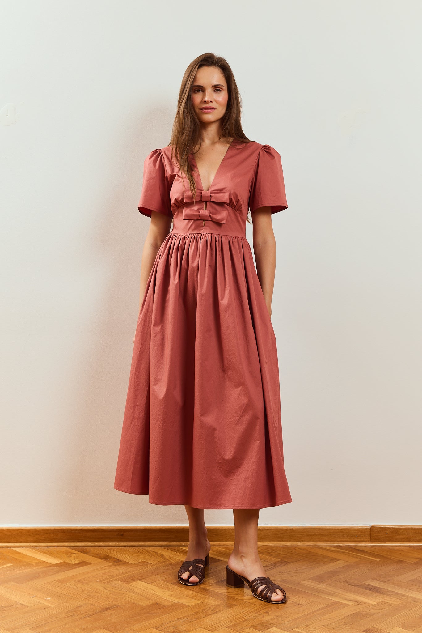 Sukienka Colette terracotta