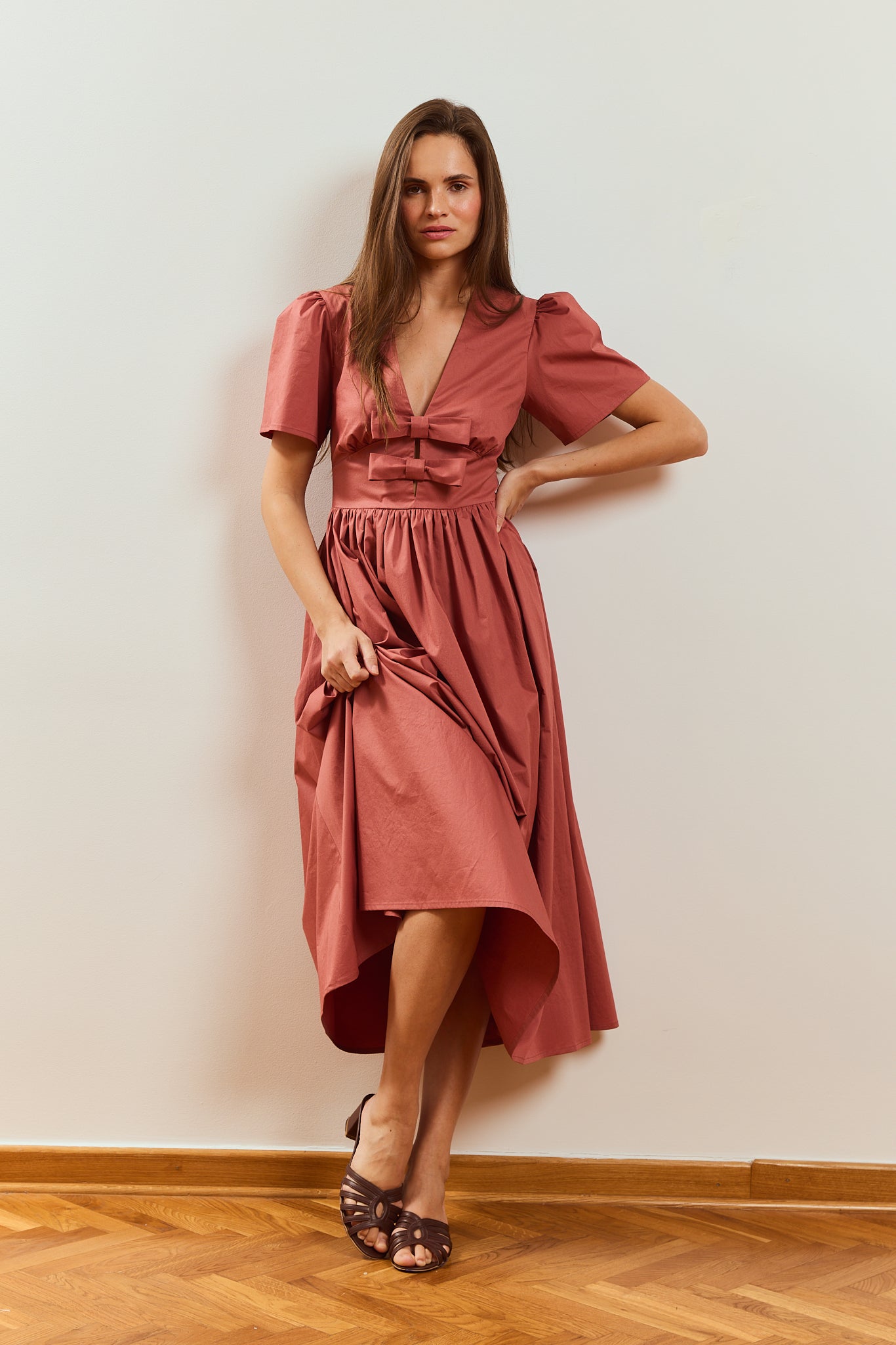 Sukienka Colette terracotta