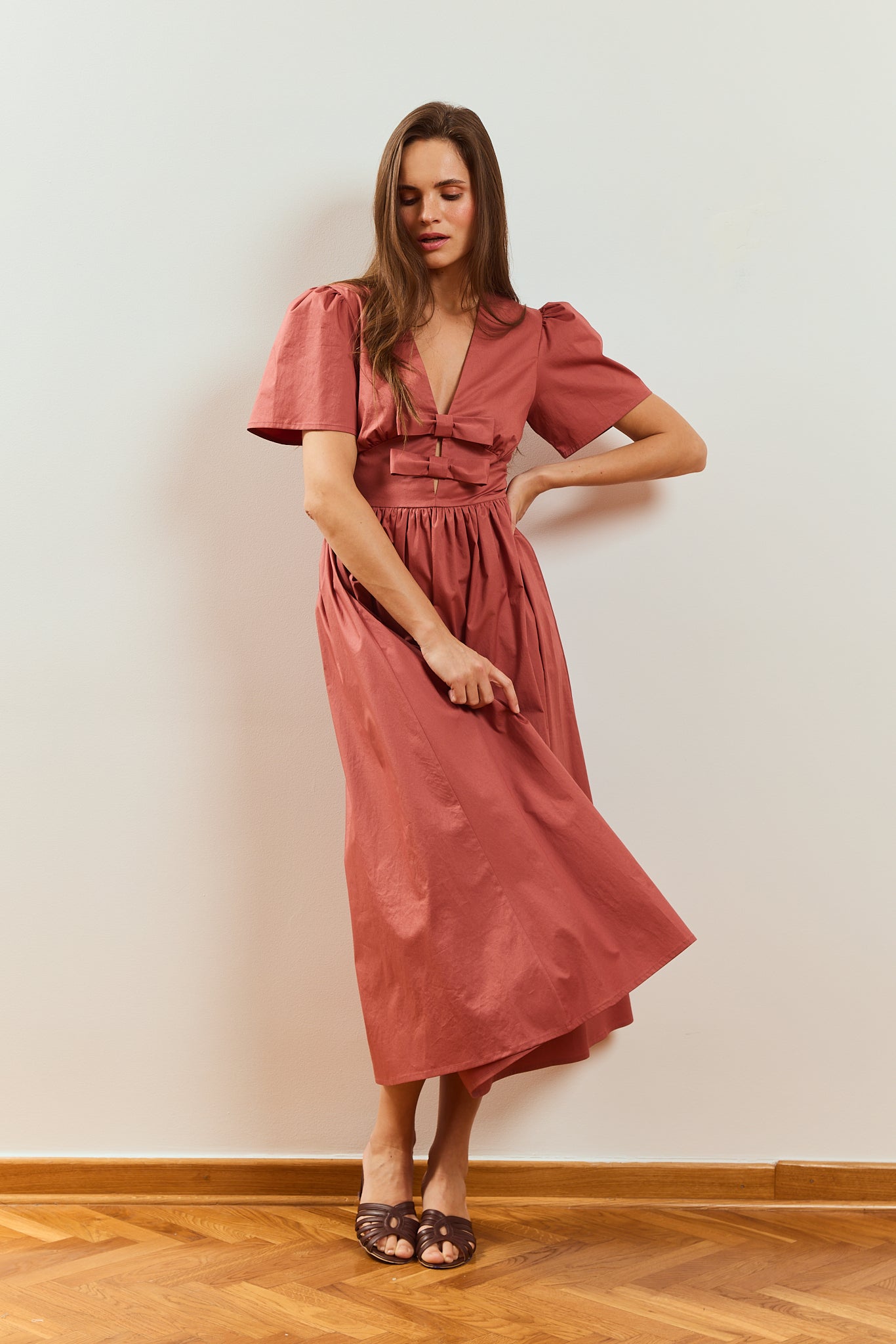 Sukienka Colette terracotta